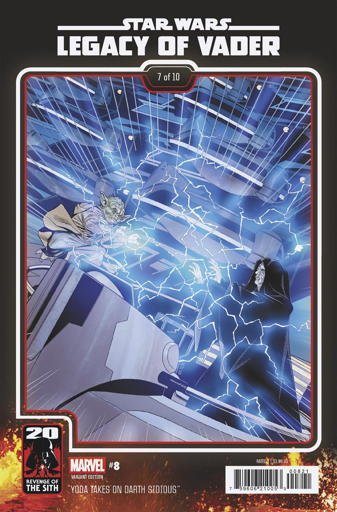 Star Wars Legacy Of Vader #8 Chris Sprouse Revenge Of The Sith 20th Anniversary Variant