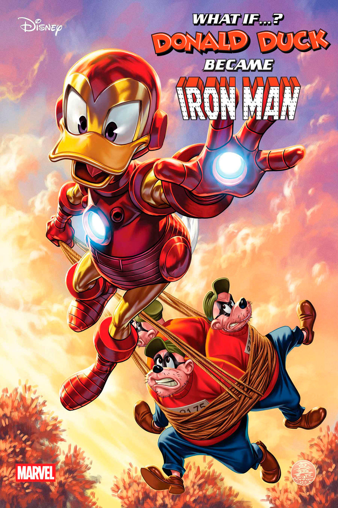 Marvel Disney What If Donald Duck Became Iron Man #1 Mark Brooks Variant