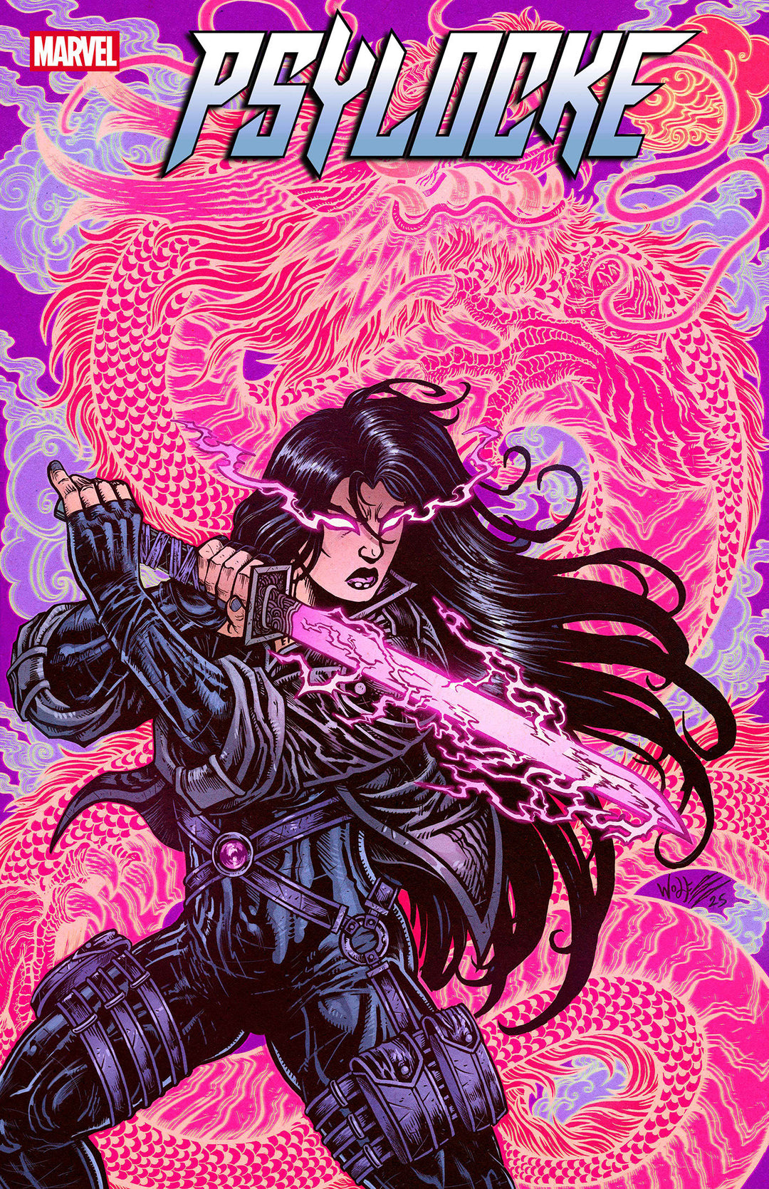 Psylocke #9 25 Copy Maria Wolf Variant