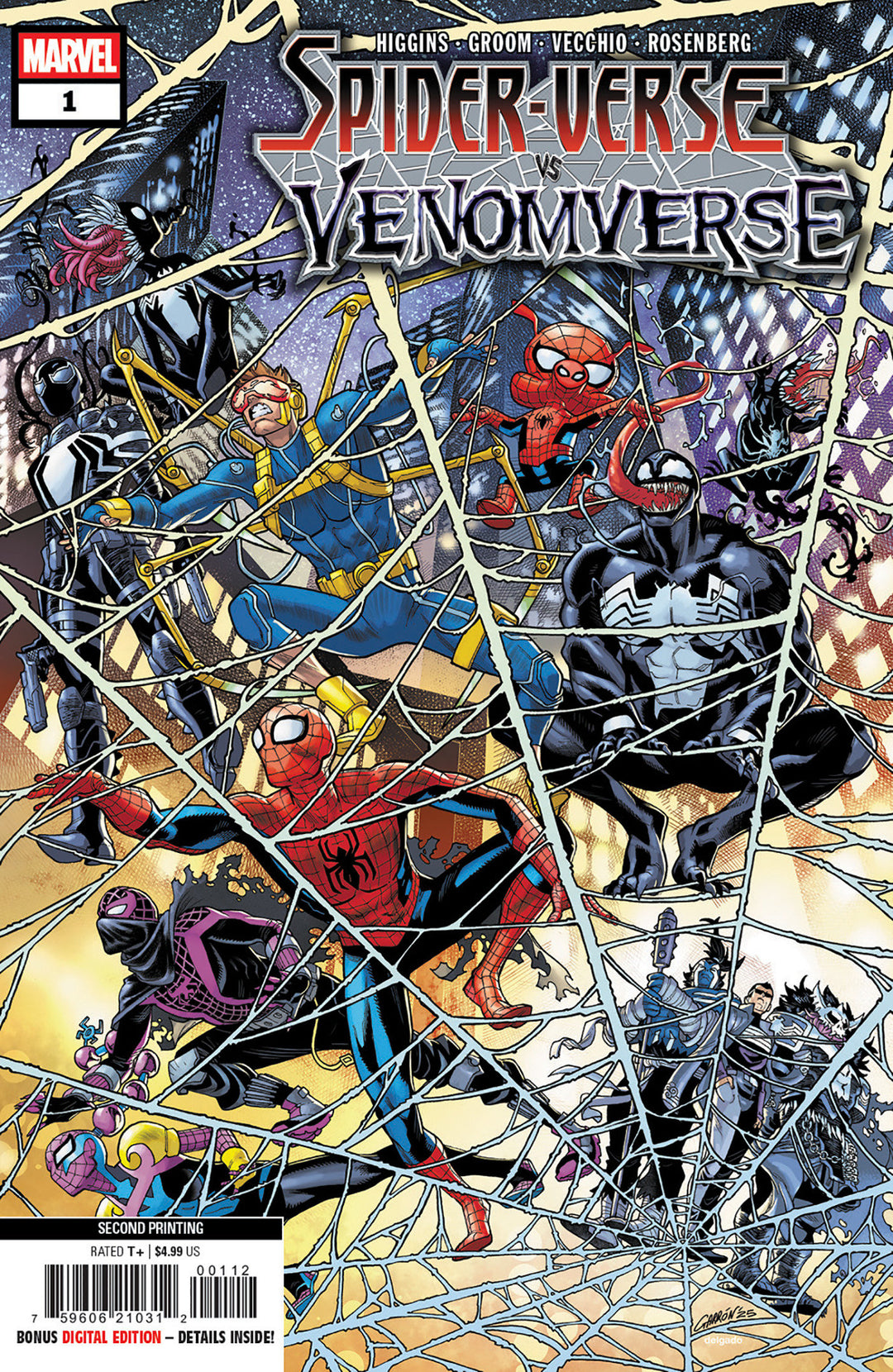 Spider-Verse vs Venomverse #1 Javier Garron 2nd Print Variant