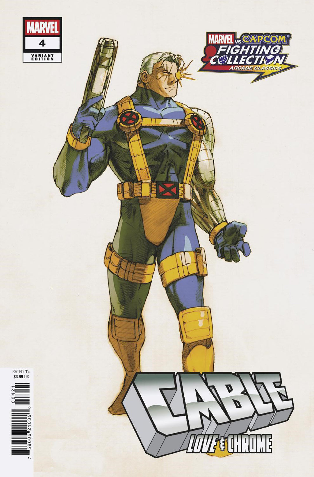 Cable Love And Chrome #4 Bengus Marvel vs Capcom Variant