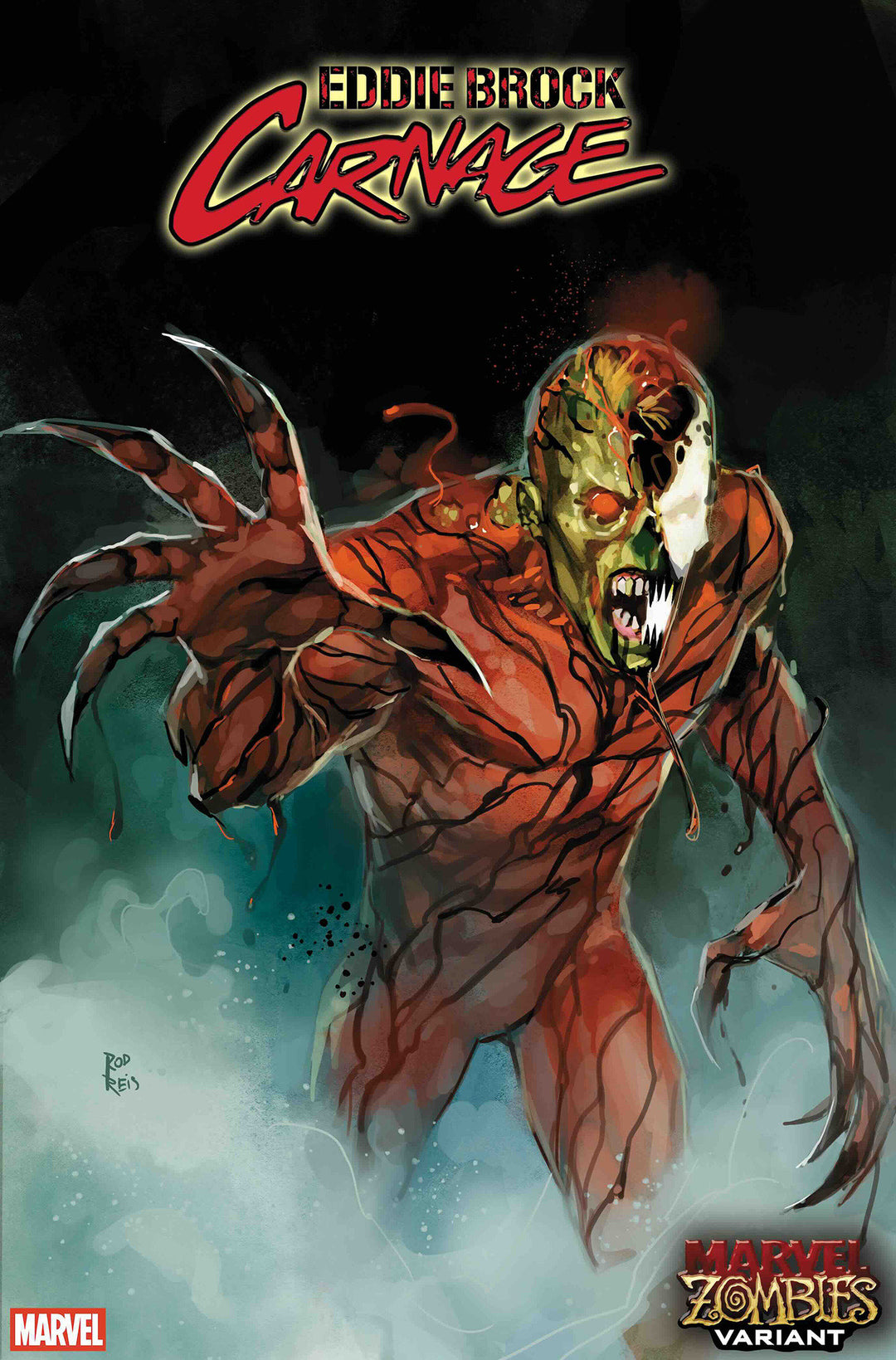 Eddie Brock Carnage #9 Rod Reis Marvel Zombies Variant