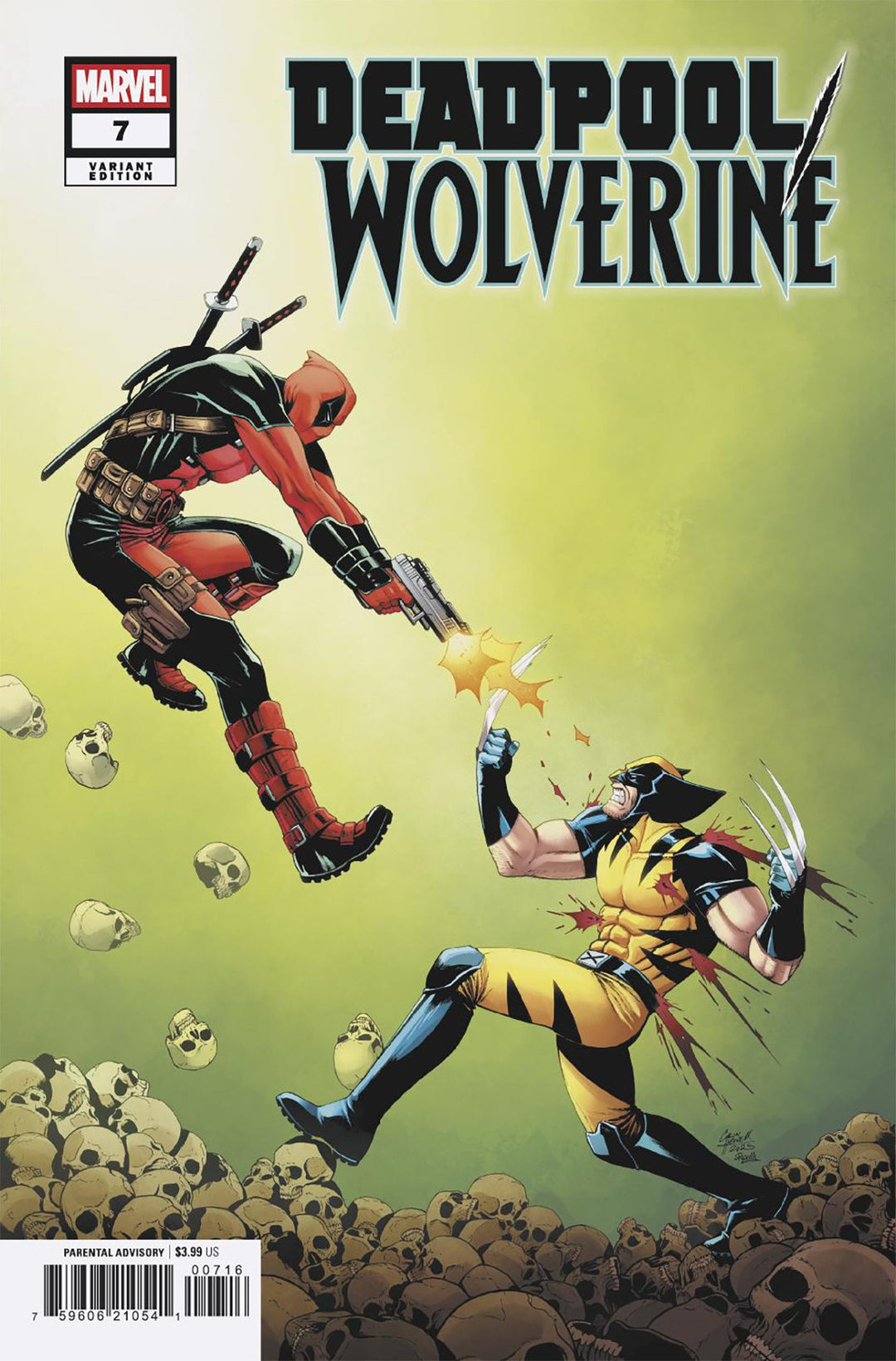 Deadpool Wolverine #7 25 Copy Corin Howell Variant