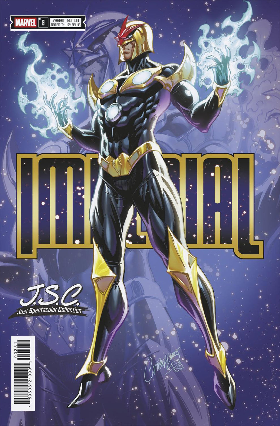 Imperial #3 J Scott Campbell Just Spectacular Collection Variant