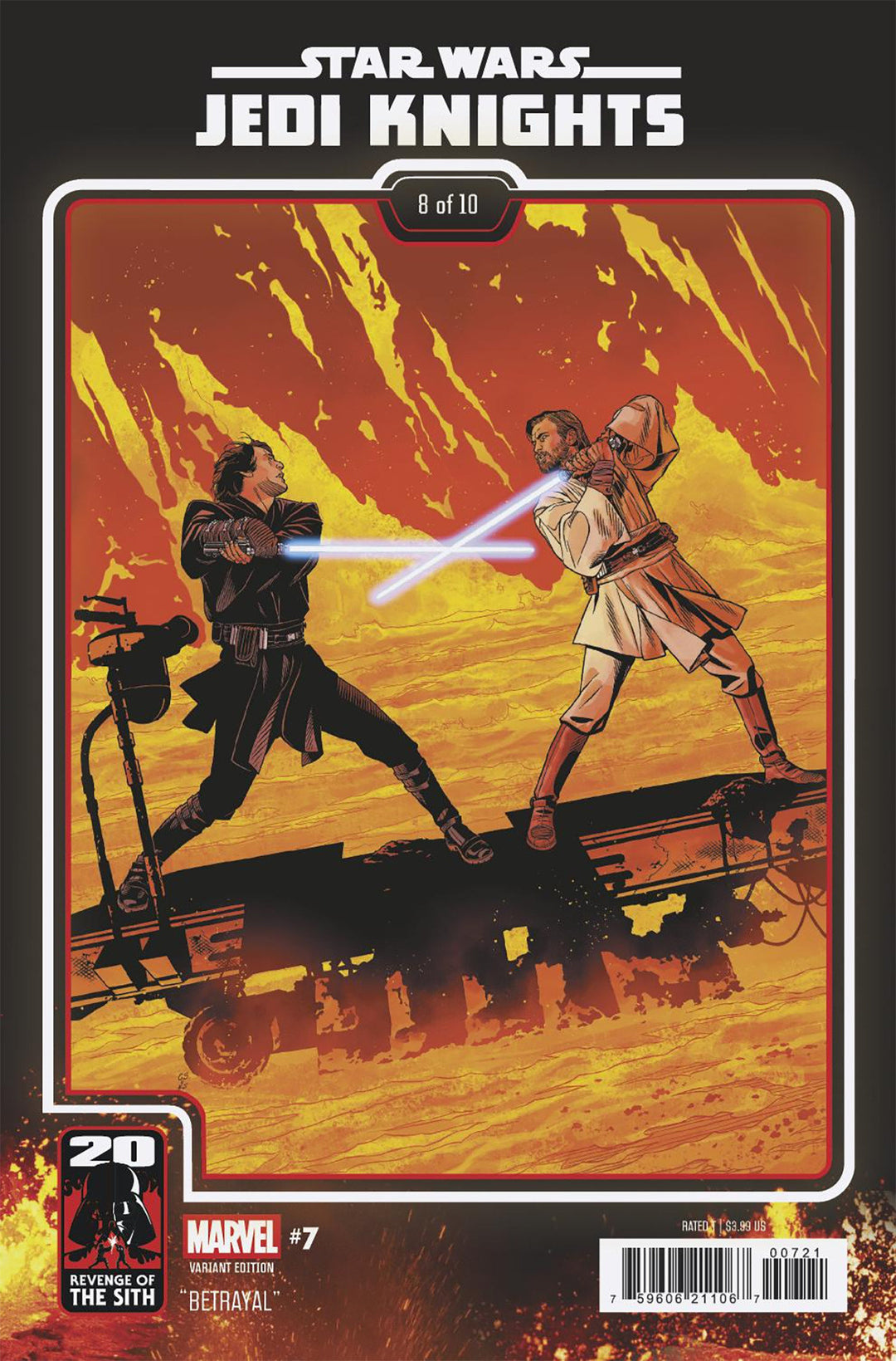 Star Wars Jedi Knights #7 Chris Sprouse Revenge Of The Sith 20th Anniversary Variant