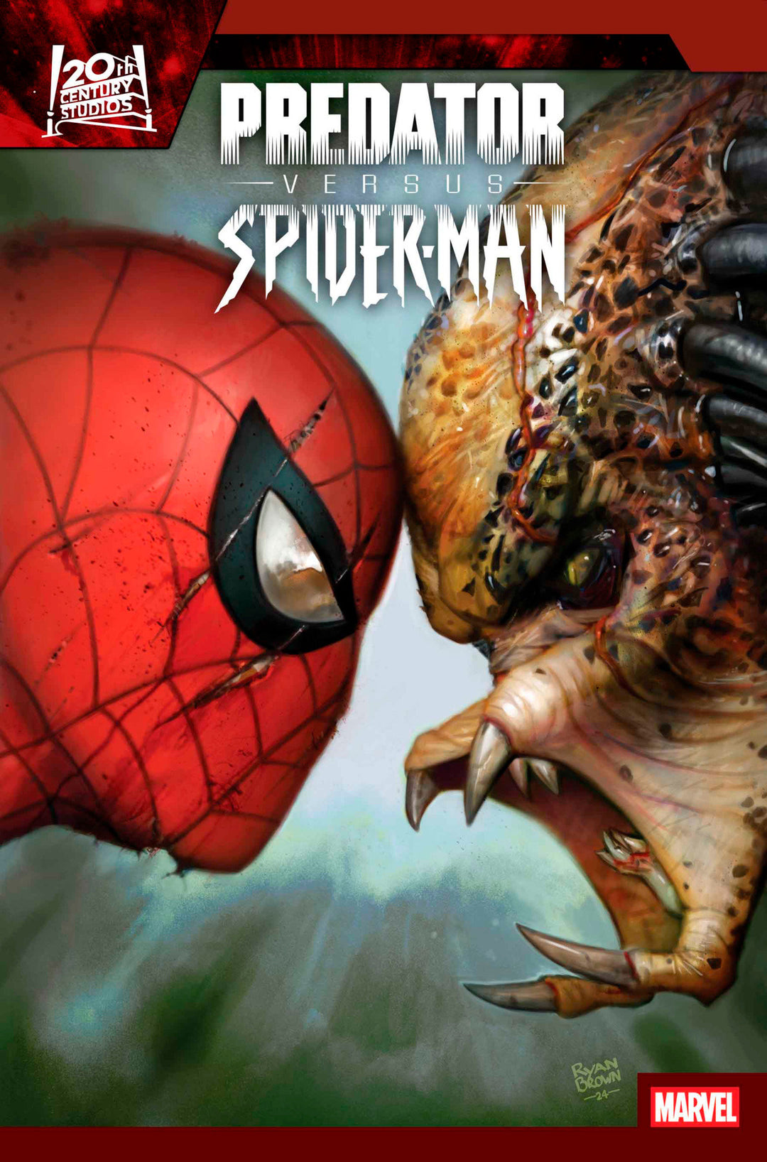 Predator vs Spider-Man #1 Ryan Brown Variant