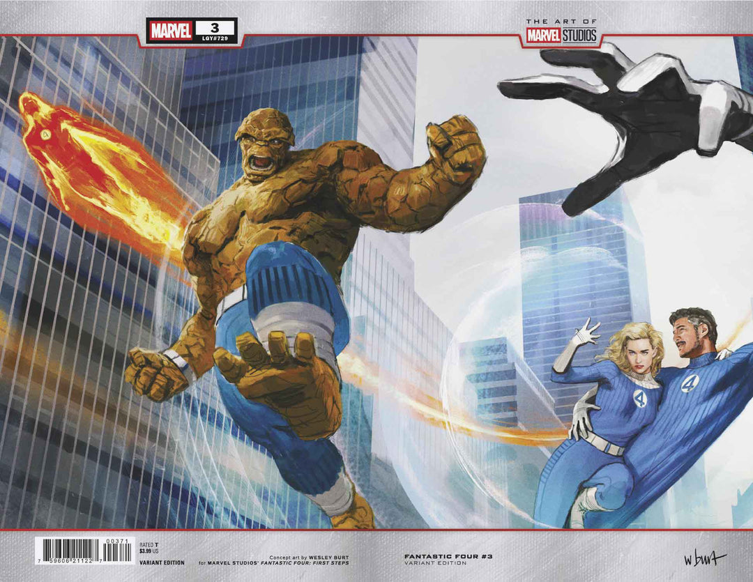Fantastic Four #3 Wesley Burt Marvel Studios Wraparound Variant