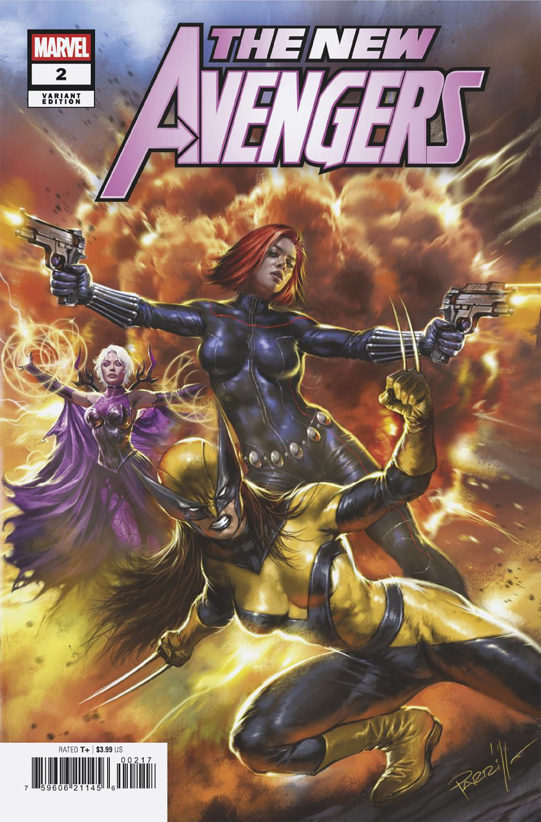 New Avengers #2 25 Copy Lucio Parrillo Variant
