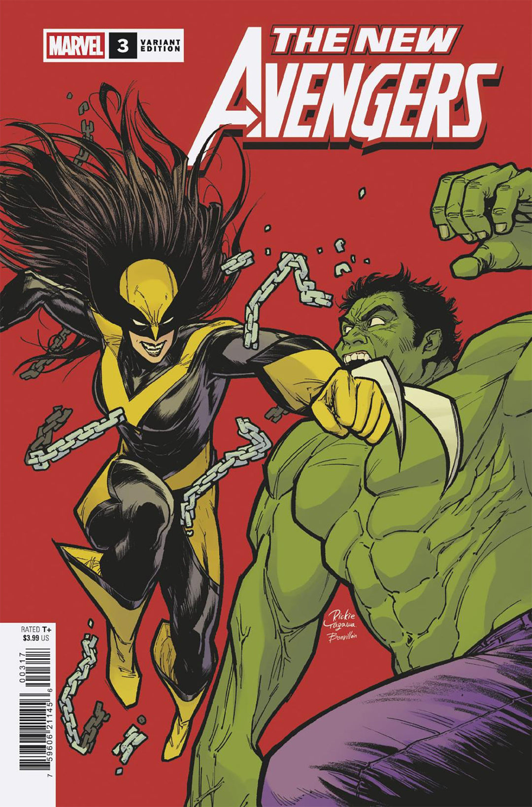 New Avengers #3 25 Copy Rickie Yagawa Variant
