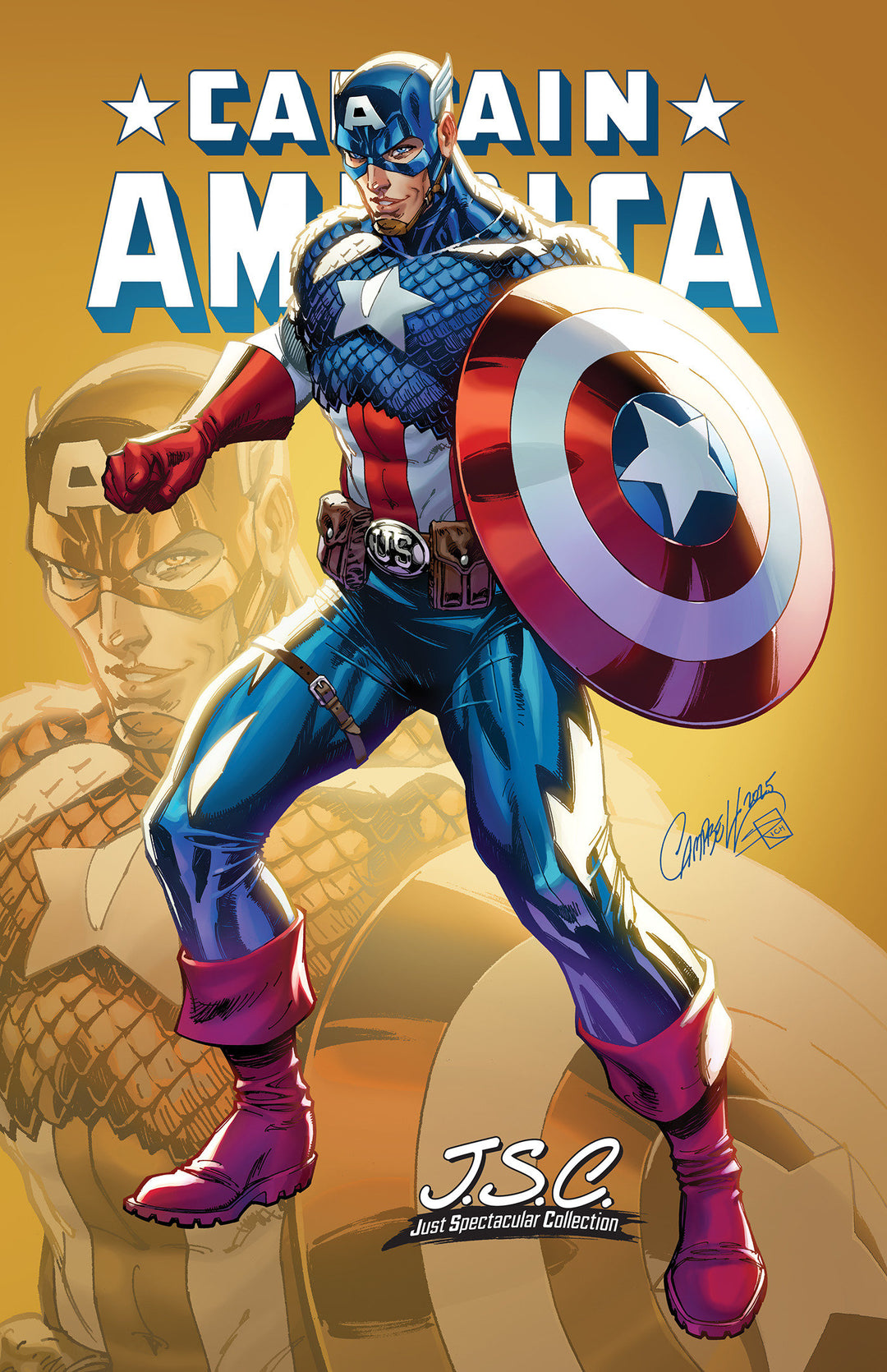 Captain America #2 J Scott Campbell Just Spectacular Collection Variant