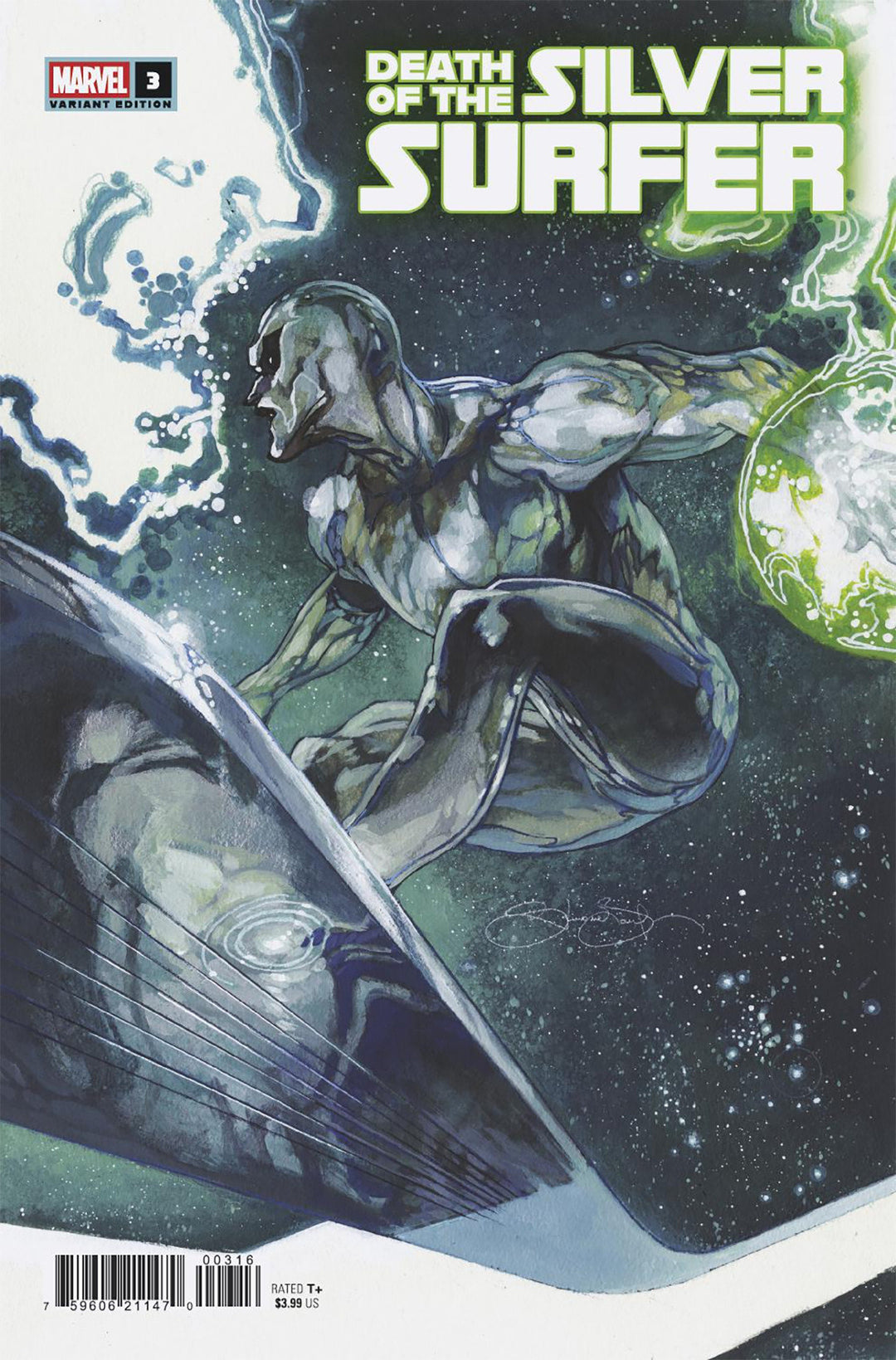 Death Of The Silver Surfer #3 25 Copy Simone Bianchi Variant