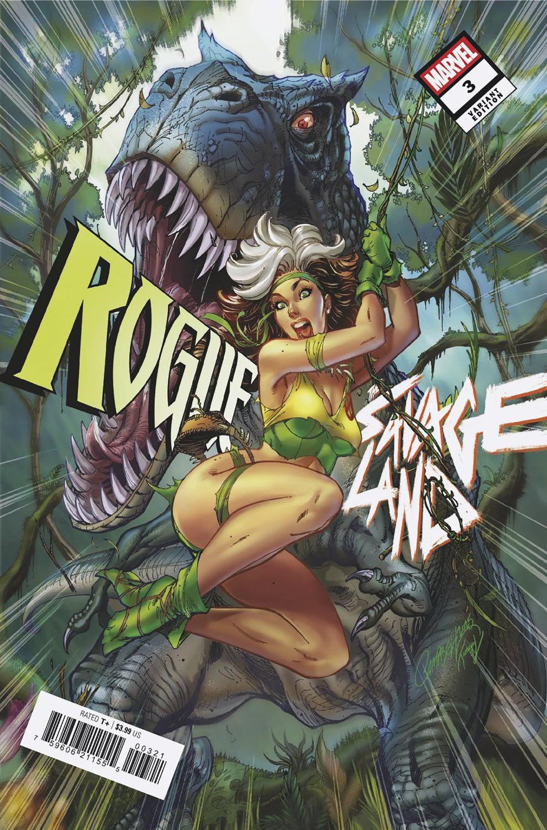 Rogue The Savage Land #3 J. Scott Campbell Variant