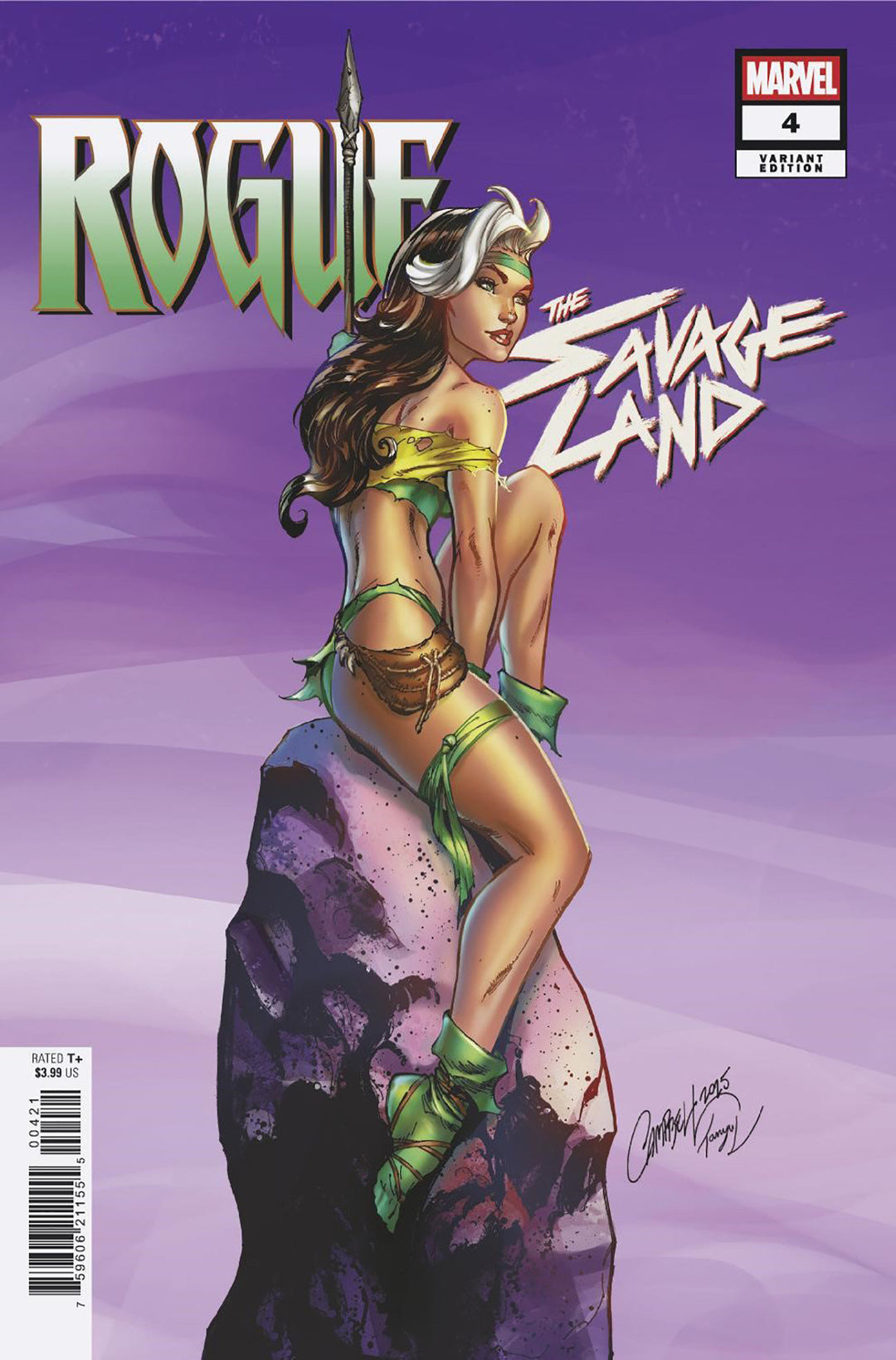 Rogue Savage Land #4 J Scott Campbell Variant
