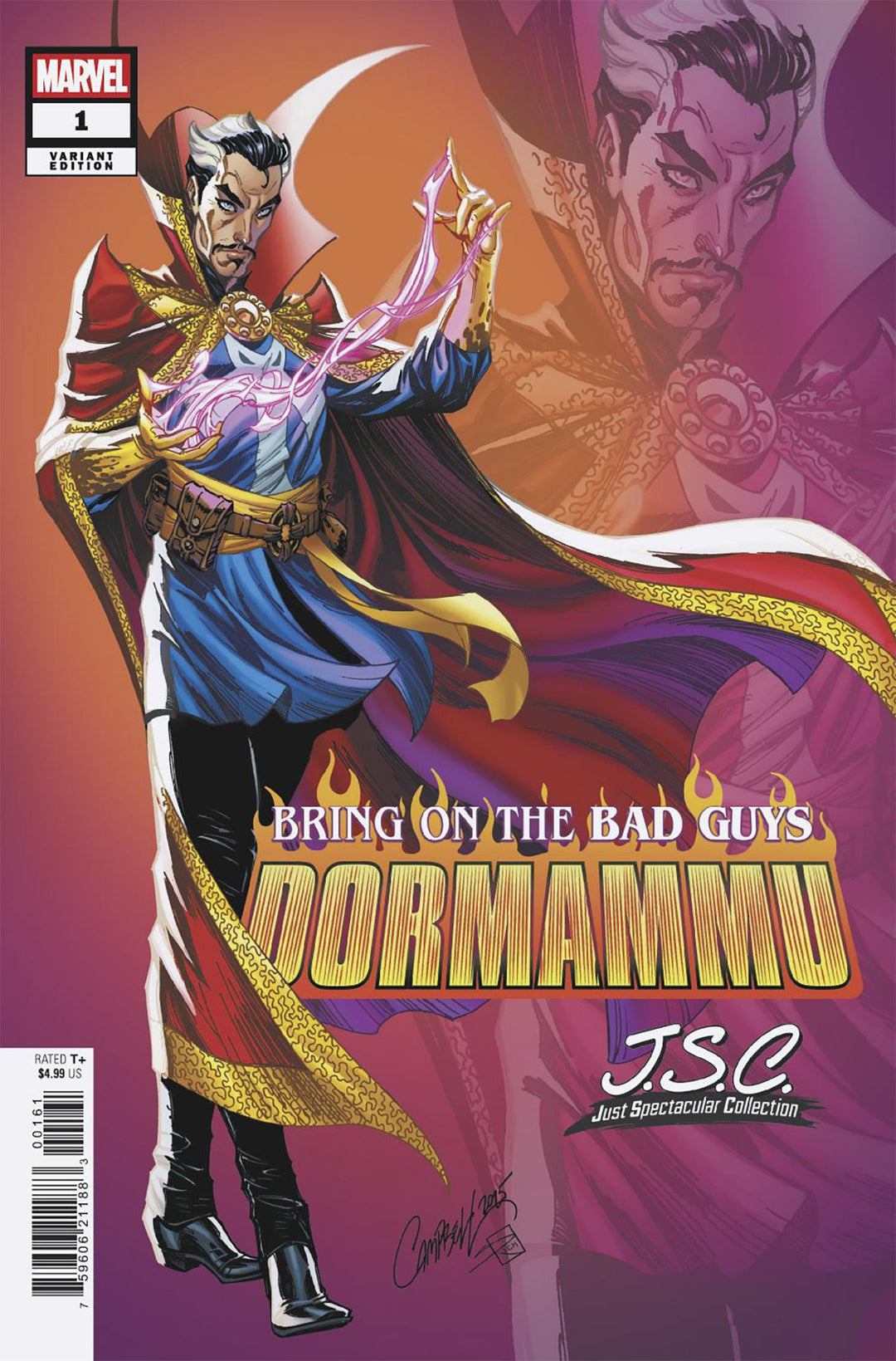 Bring On The Bad Guys Dormammu #1 J Scott Campbell Just Spectacular Collection Variant