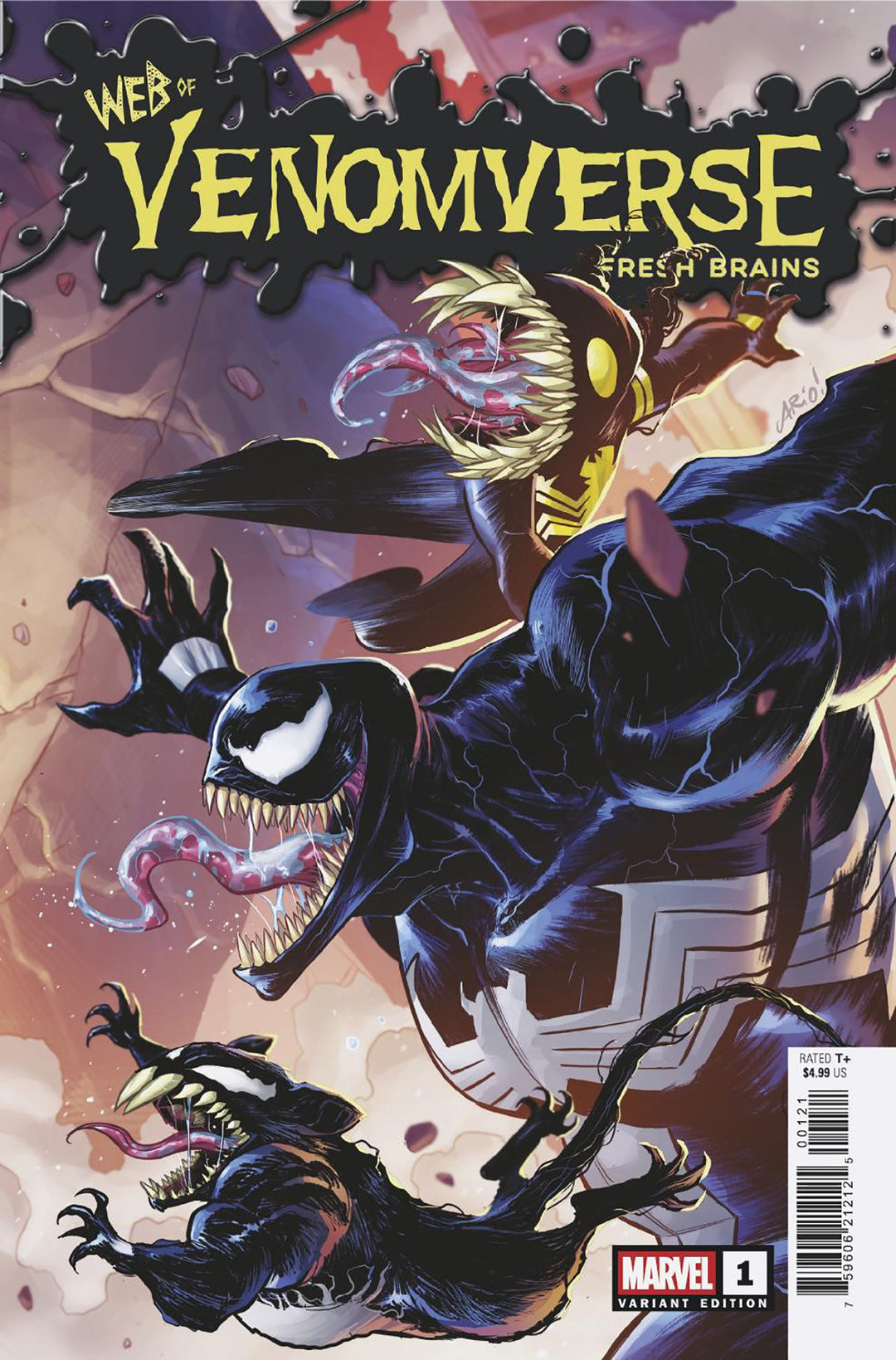 Web Of Venomverse Fresh Brains #1 Ario Anindito Connecting Variant