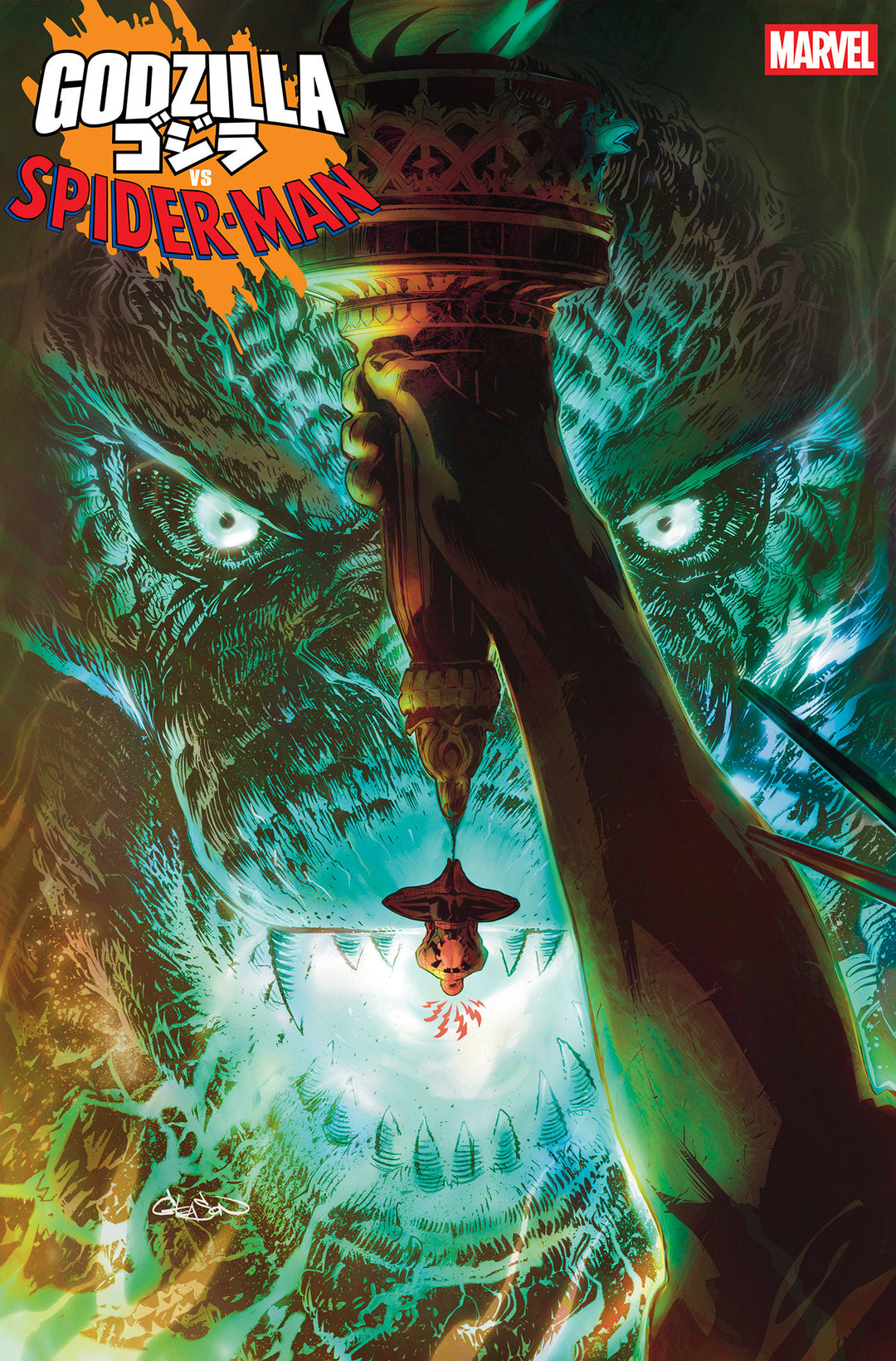 Godzilla vs Spider-Man #1 Patrick Gleason Foil Variant
