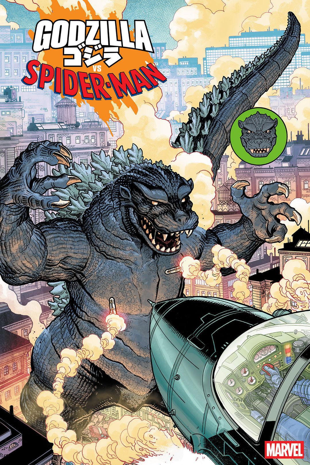 Godzilla vs Spider-Man #1 Nick Bradshaw Monster Homage Variant
