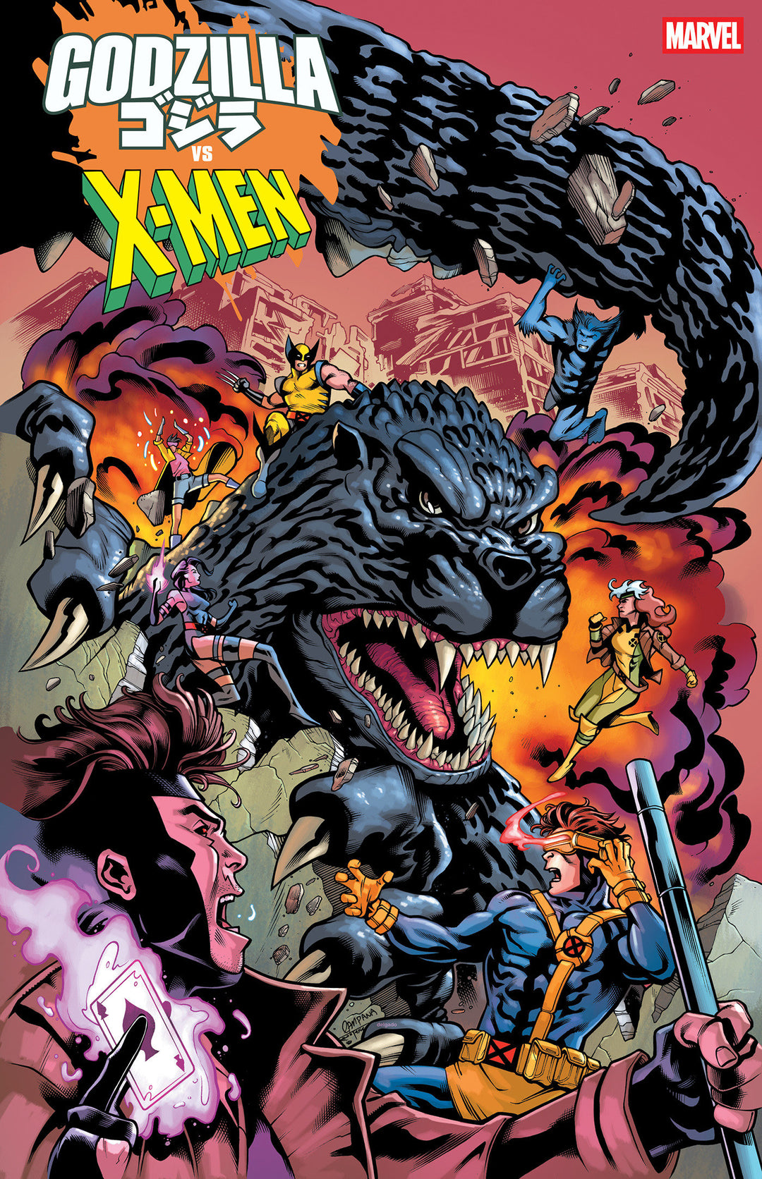 Godzilla vs X-Men #1 25 Copy Chris Campana Variant