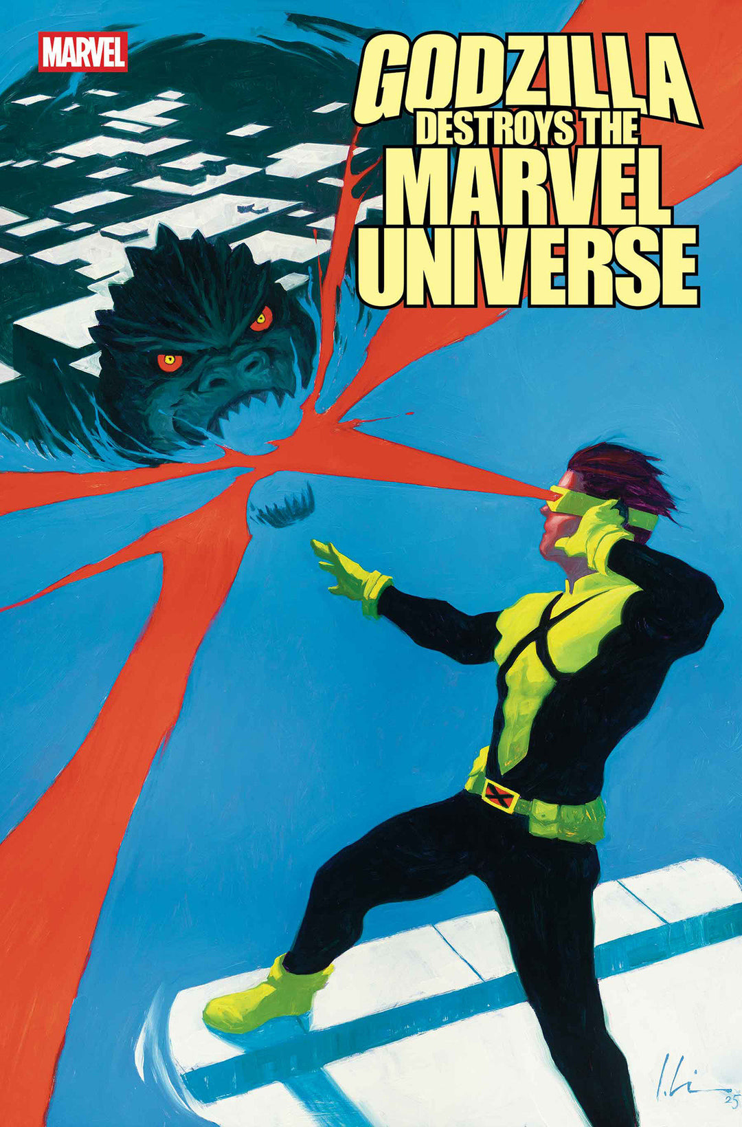 Godzilla Destroys The Marvel Universe #3 25 Copy Jeremy Wilson Variant
