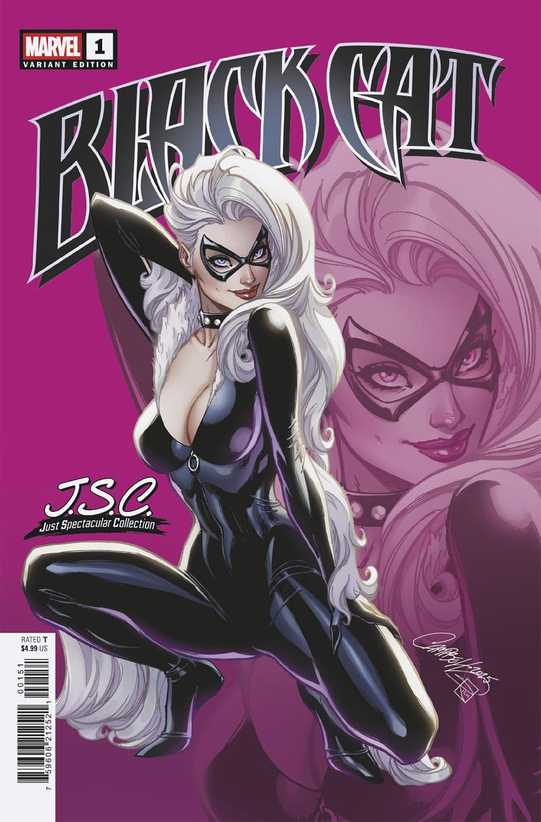 Black Cat #1 J Scott Campbell Just Spectacular Collection Variant