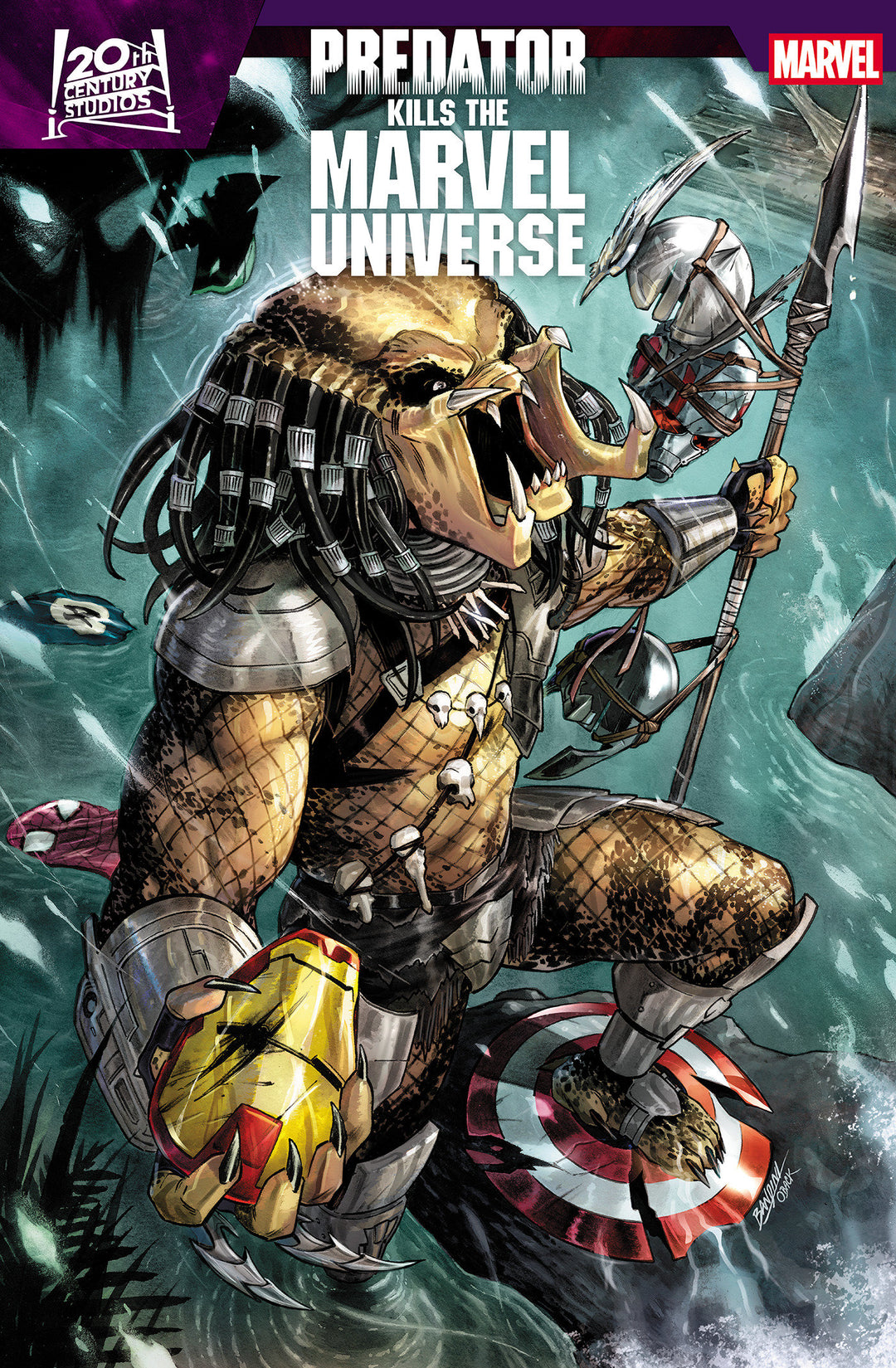 Predator Kills The Marvel Universe #1 Michele Bandini 2nd Printing Variant