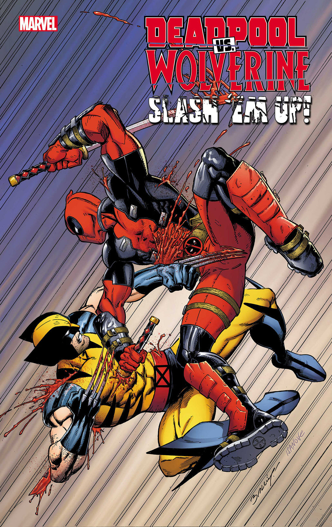 Deadpool vs Wolverine Slash Em Up #1 Mark Bagley Variant