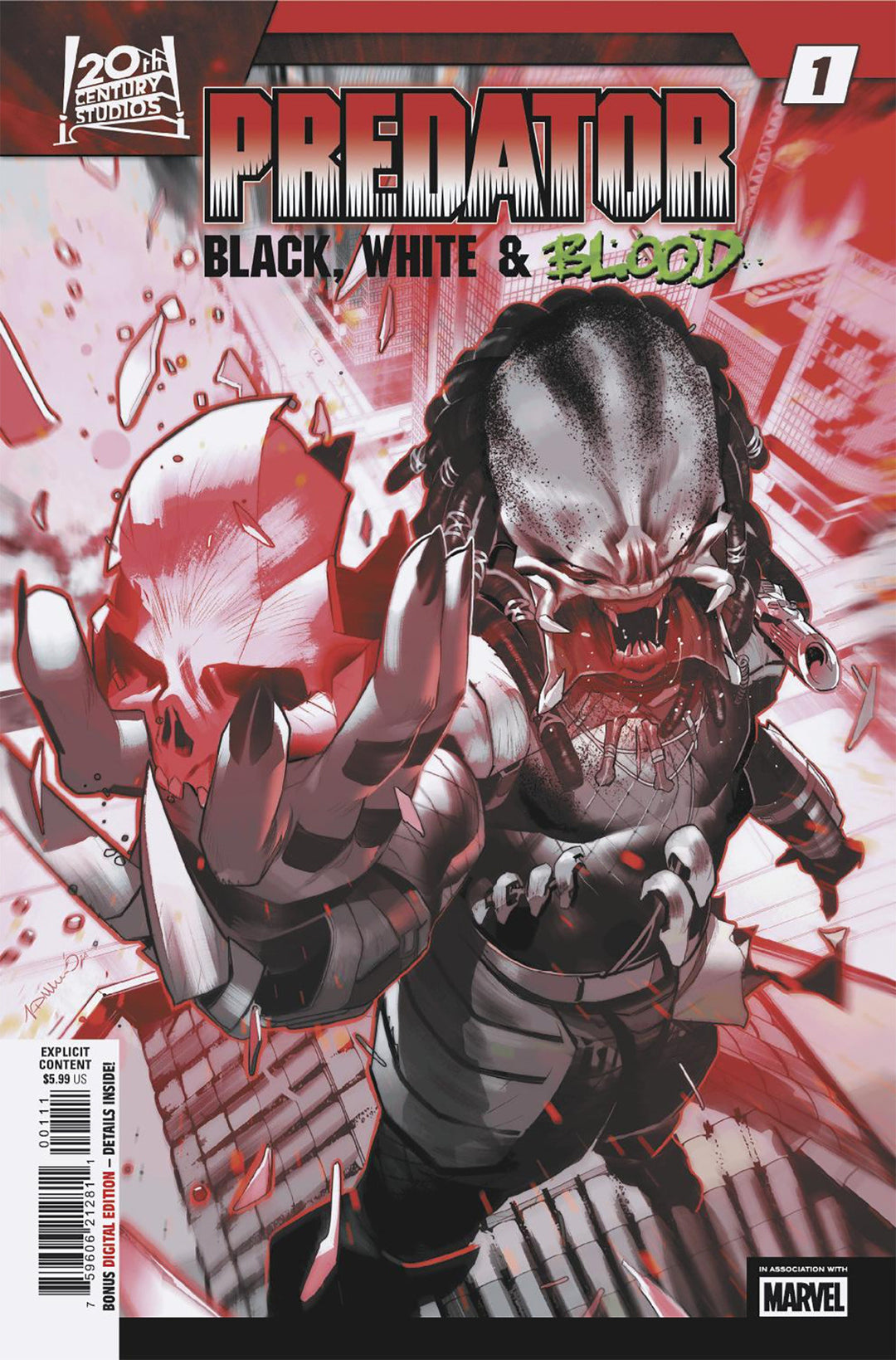 Predator Black White Blood #1
