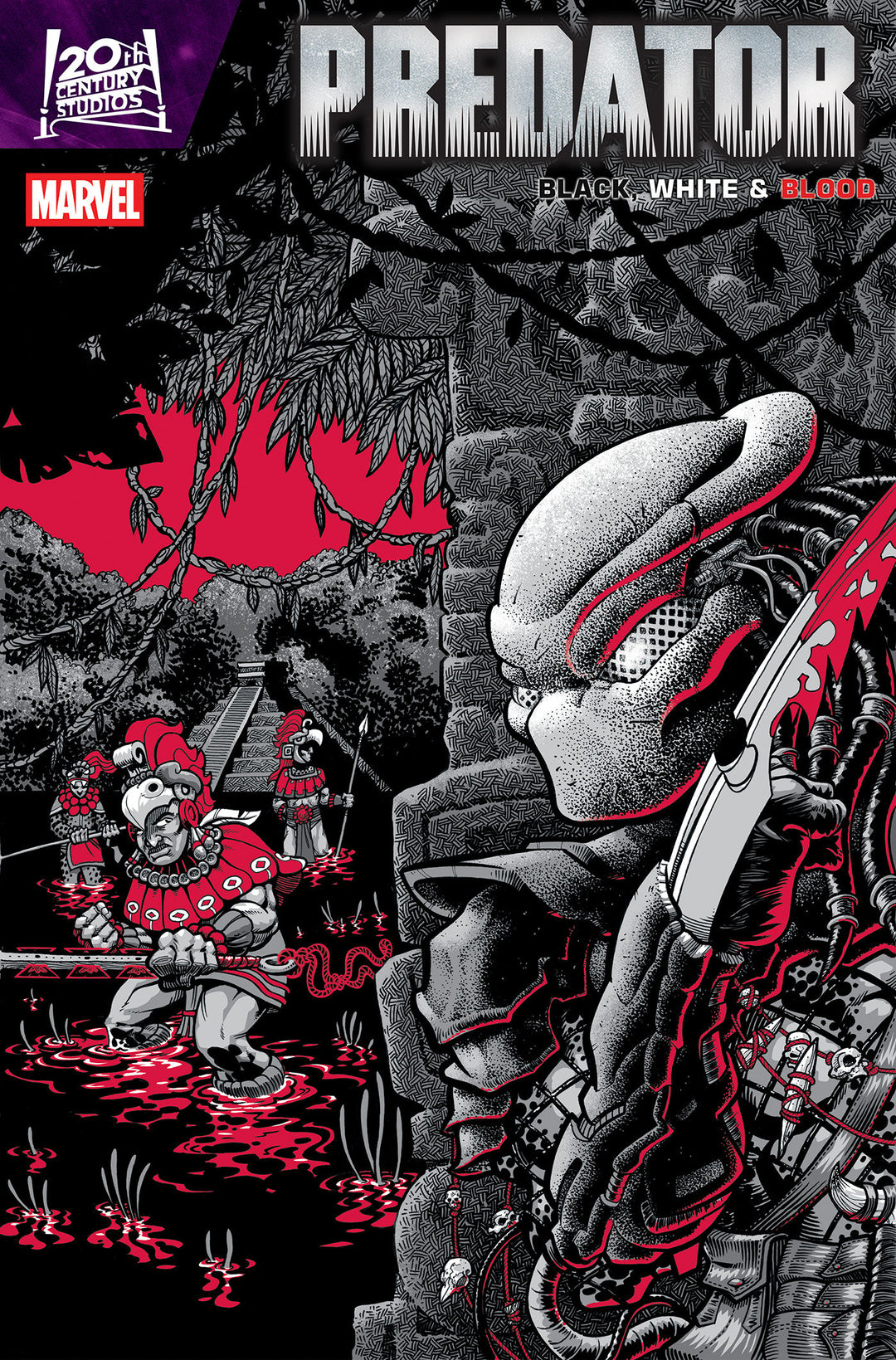 Predator Black White Blood #2 Gonzo Variant