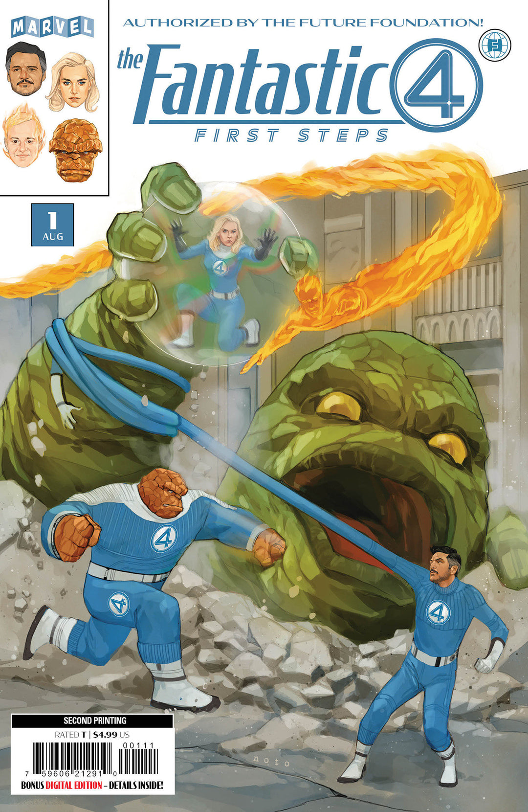 Fantastic Four First Steps #1 Phil Noto 2nd Print Variant