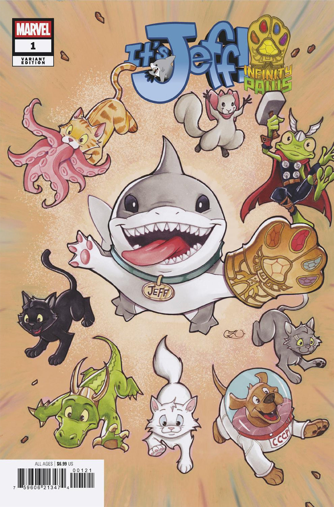Its Jeff Infinity Paws #1 Chrissie Zullo Variant