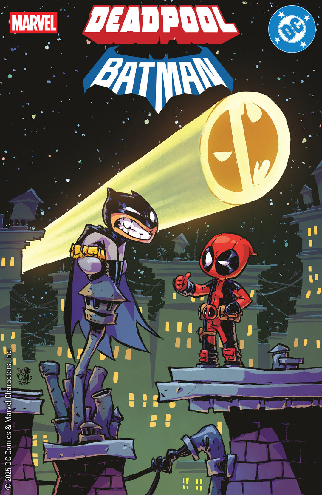 Marvel/DC Deadpool/Batman #1 Skottie Young Variant