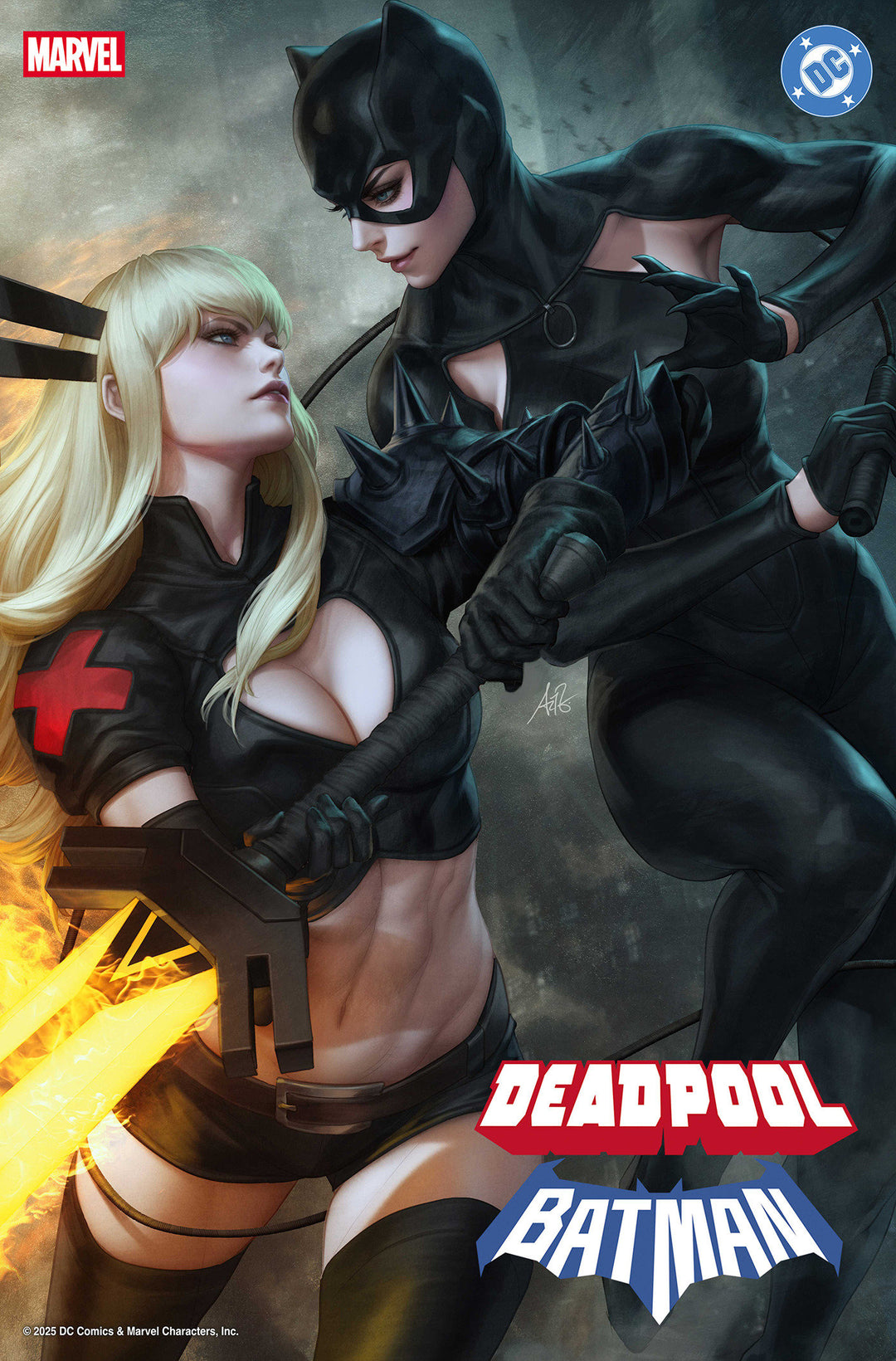 Marvel/DC Deadpool/Batman #1 Artgerm Variant