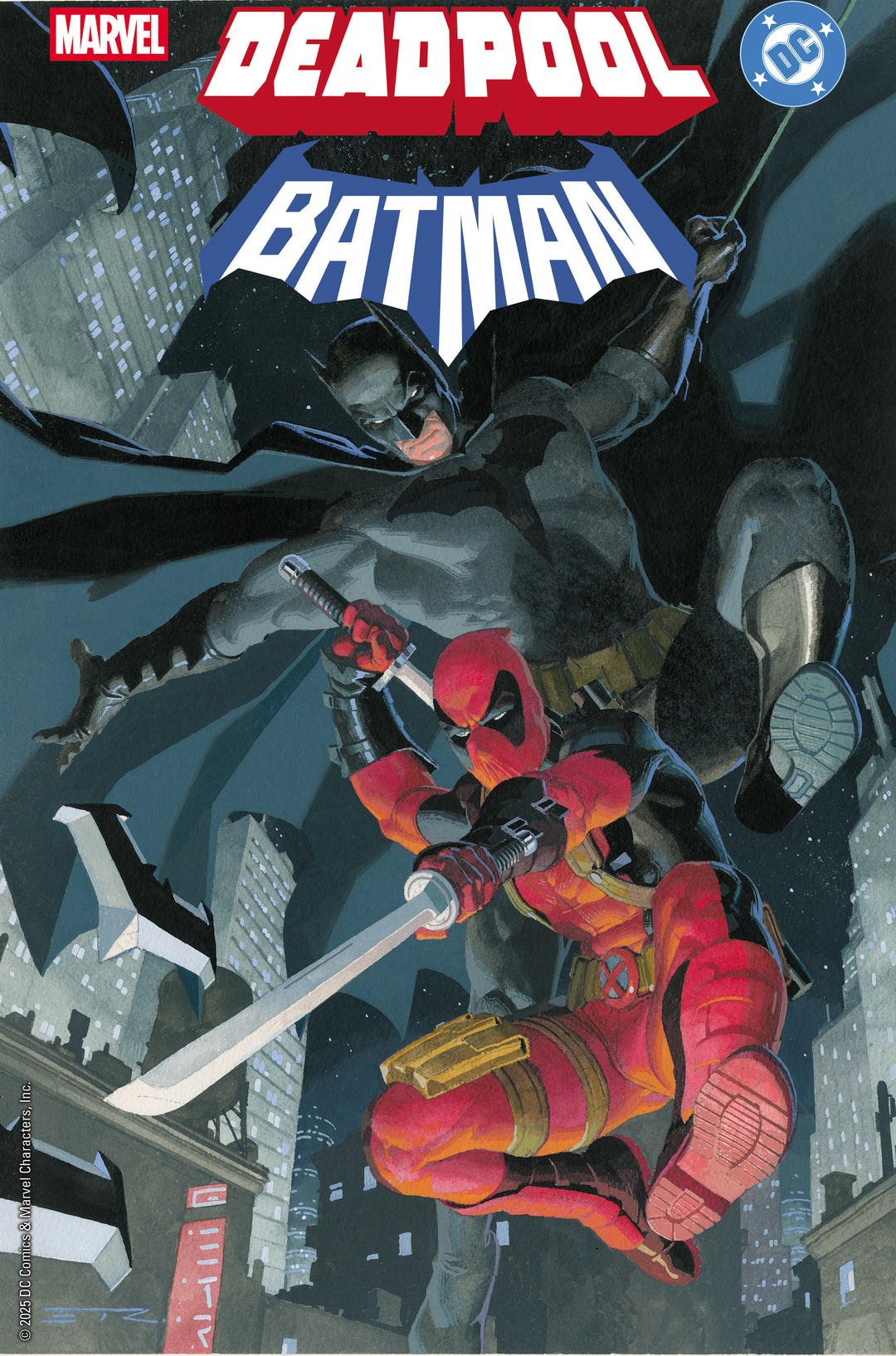 Marvel/DC Deadpool/Batman #1 Esad Ribic Variant