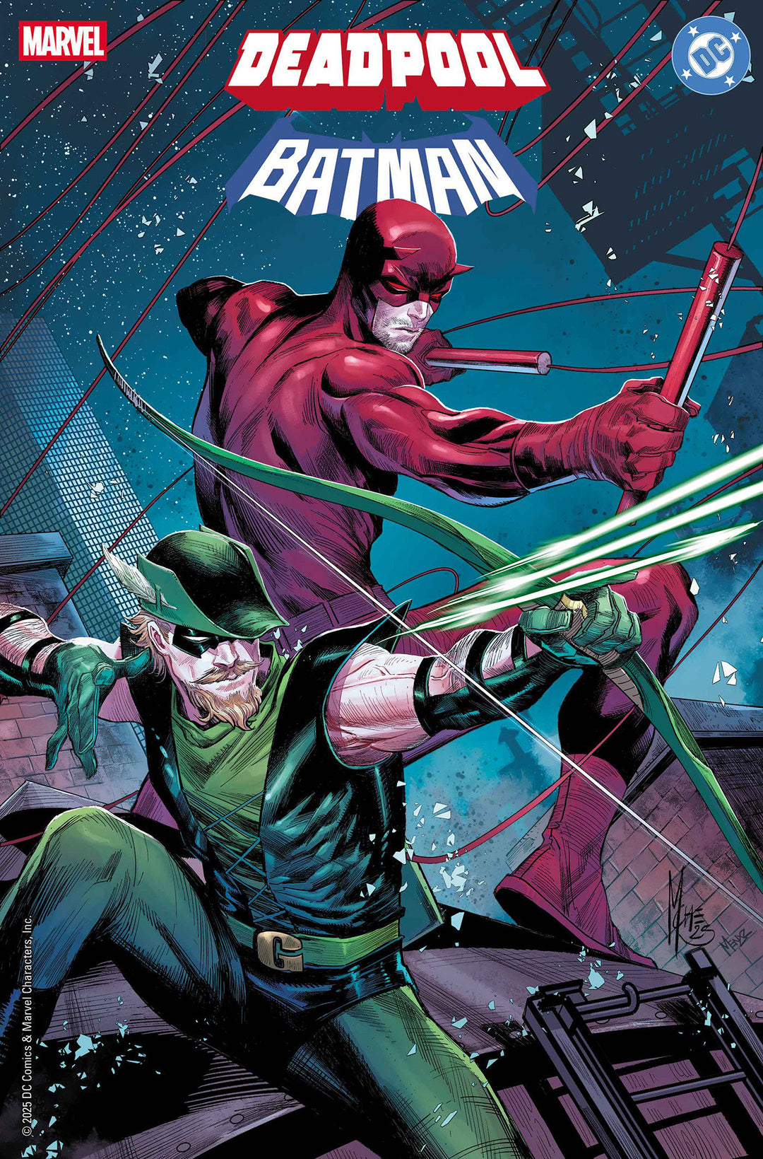 Marvel/DC Deadpool/Batman #1 Marco Checchetto Variant