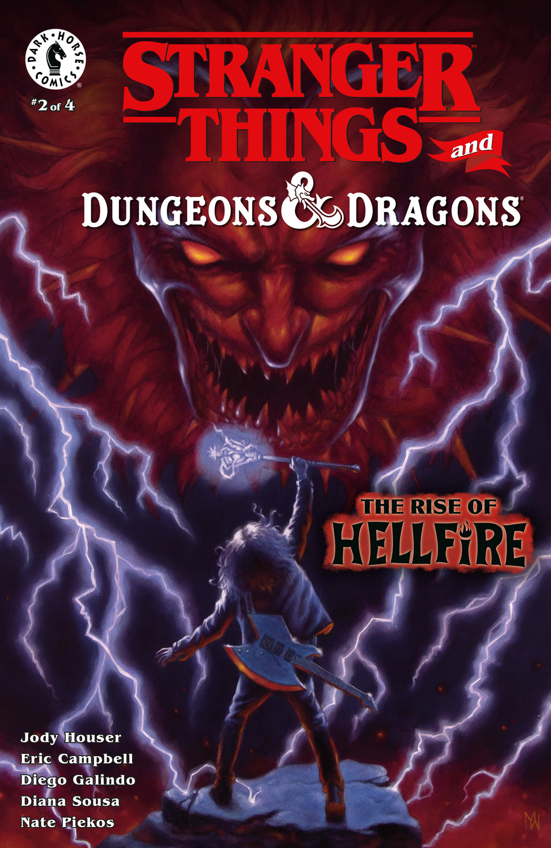 Stranger Things Dungeons & Dragons Rise Of Hellfire #2 Cover A Myles Wohl