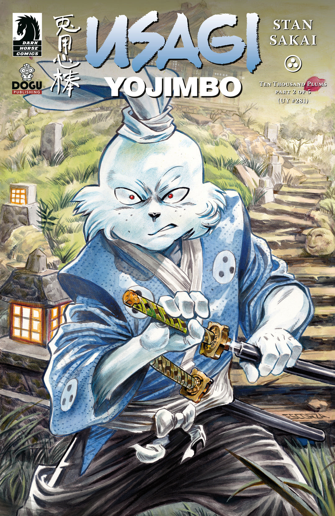 Usagi Yojimbo Ten Thousand Plums #2 Cover B Escorza Brothers