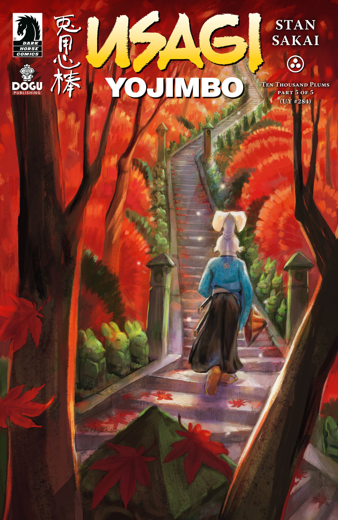 Usagi Yojimbo Ten Thousand Plums #5 Cover B Meyer