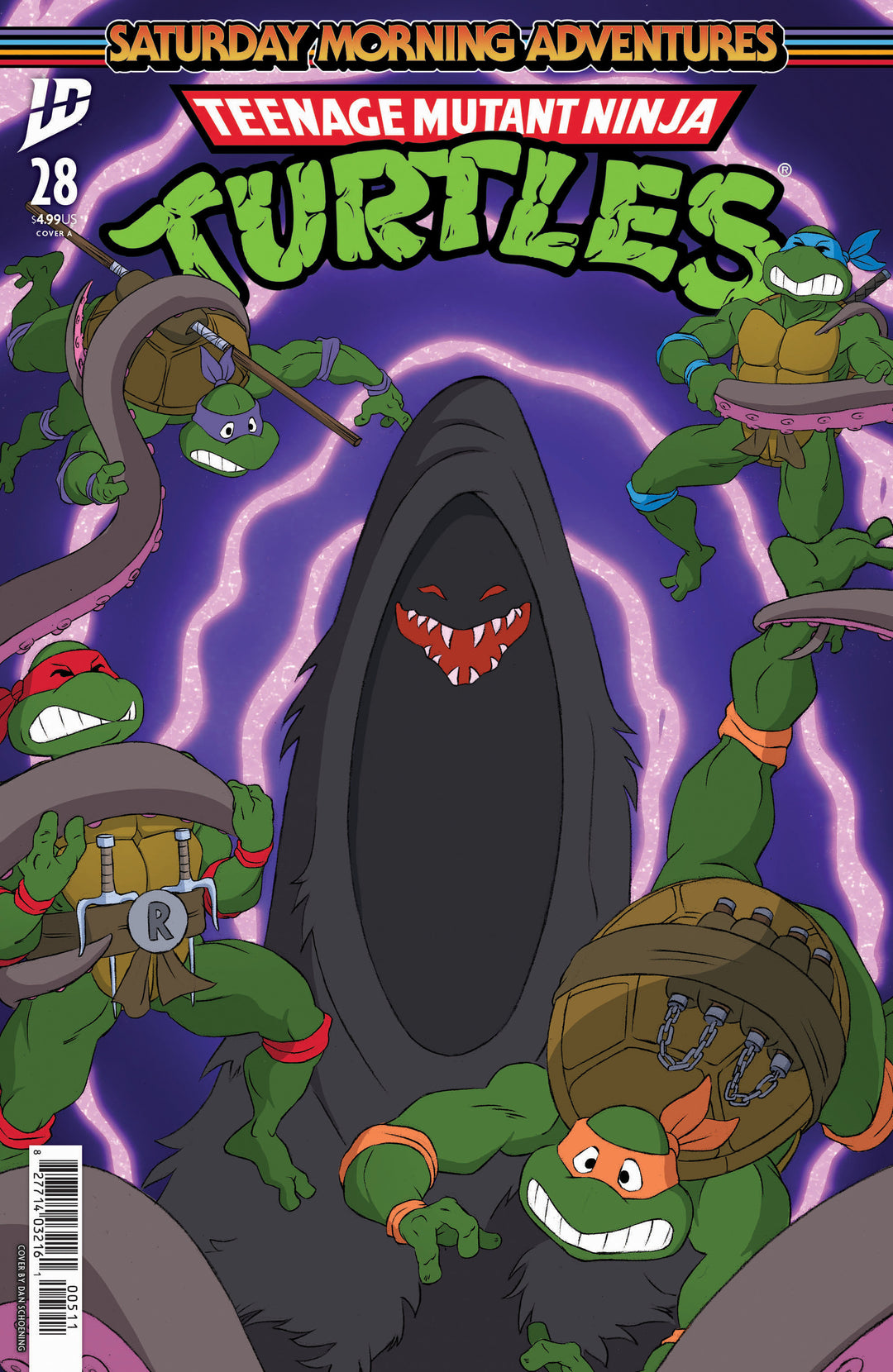 Teenage Mutant Ninja Turtles Saturday Morning Adventures #28 Cover A Schoening