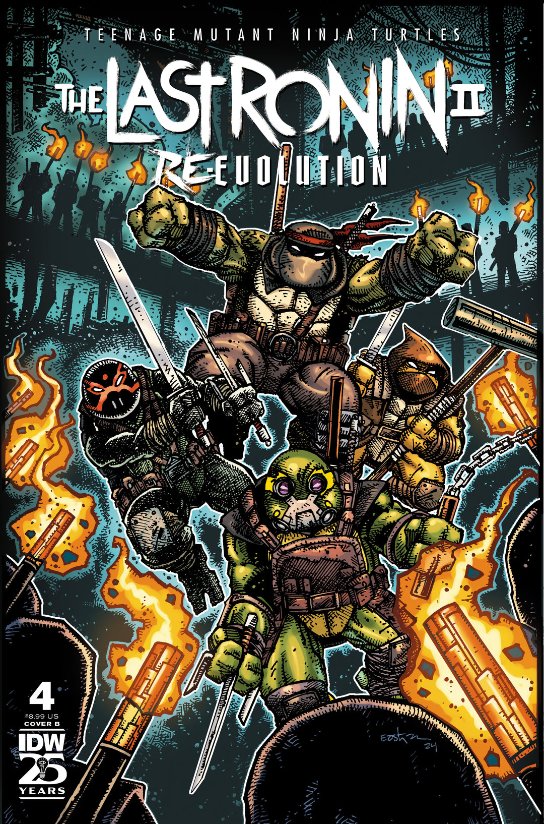 Teenage Mutant Ninja Turtles Last Ronin II Re-Evolution #4 Cover B Eastman