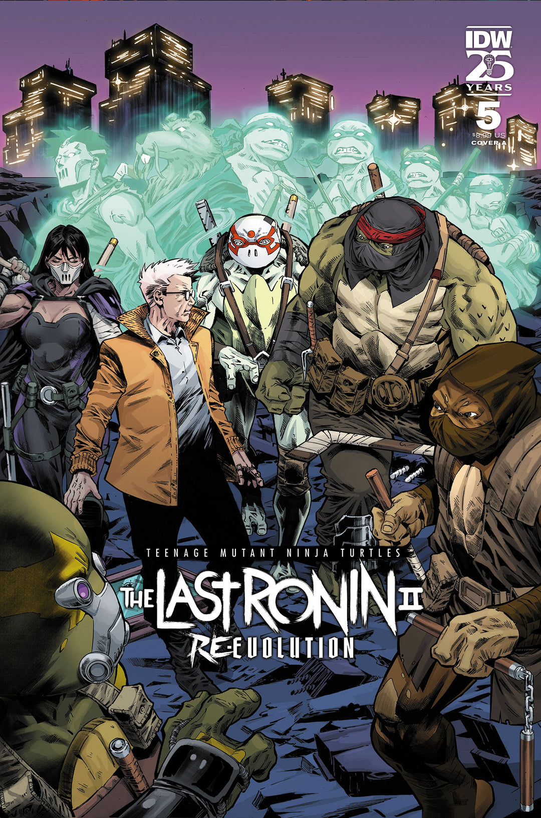 Teenage Mutant Ninja Turtles Last Ronin II Re-Evolution #5 Cover A Escorzas