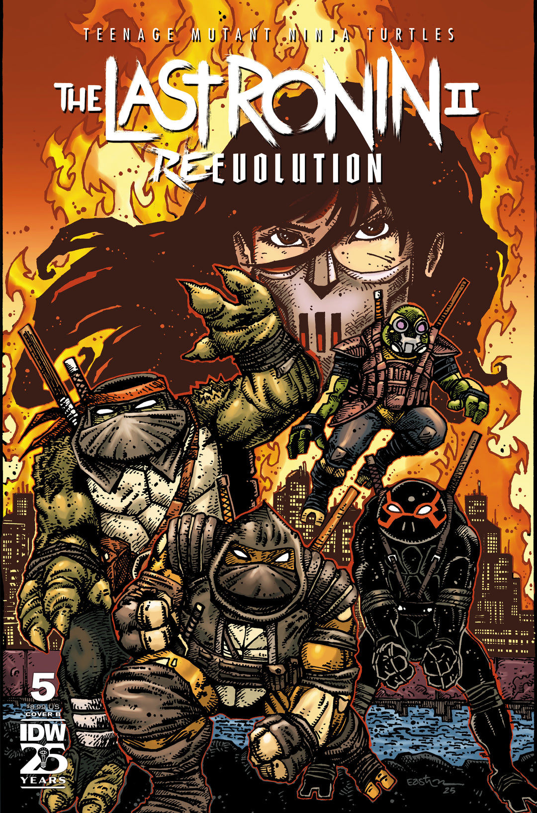 Teenage Mutant Ninja Turtles Last Ronin II Re-Evolution #5 Cover B Eastman