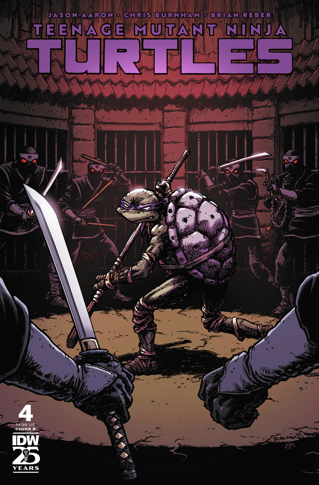 Teenage Mutant Ninja Turtles (2024) #4 Cover B (Burnham)