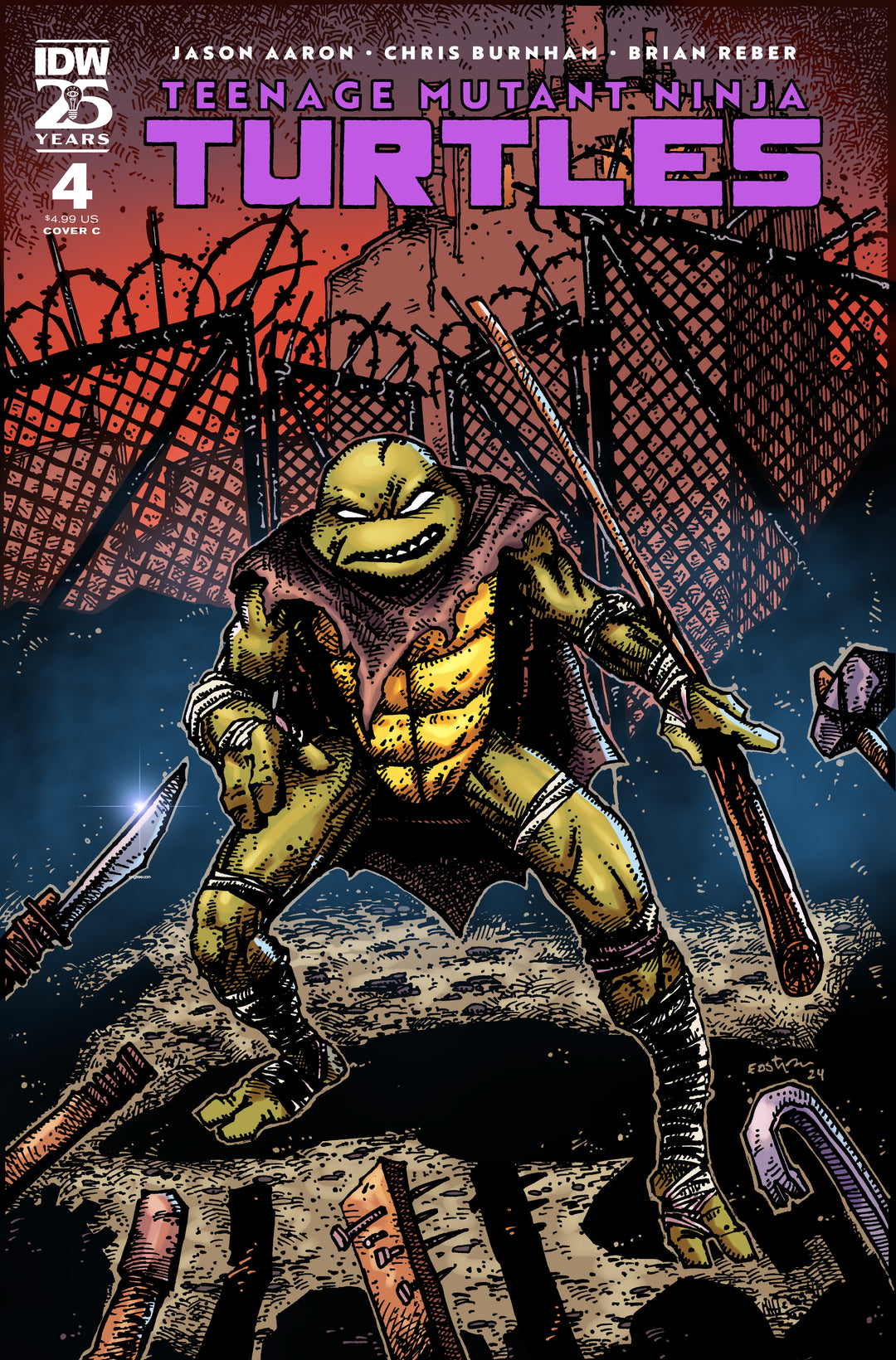 Teenage Mutant Ninja Turtles (2024) #4 Cover C (Eastman)