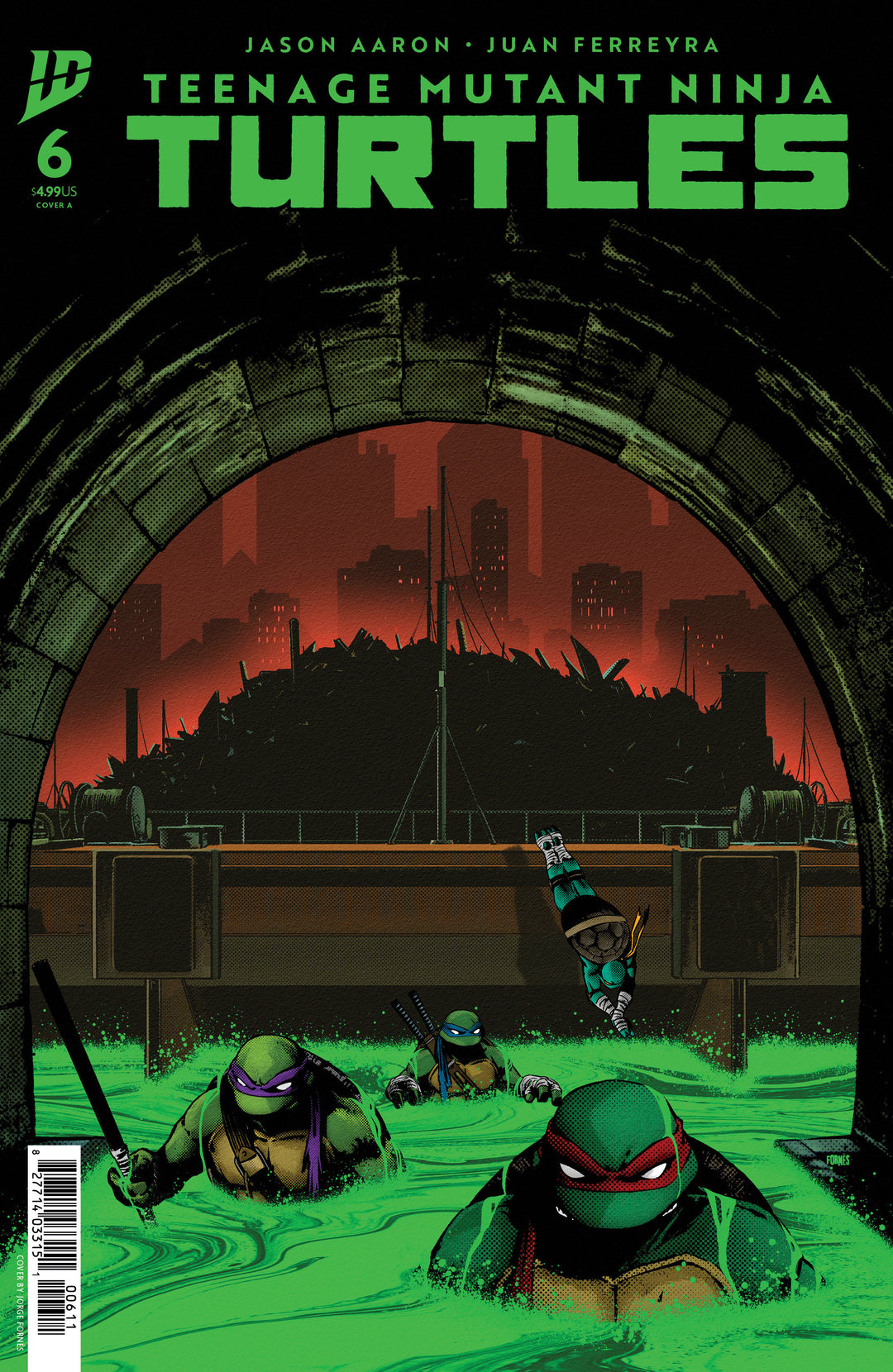 Teenage Mutant Ninja Turtles #6 Cover A Fornes