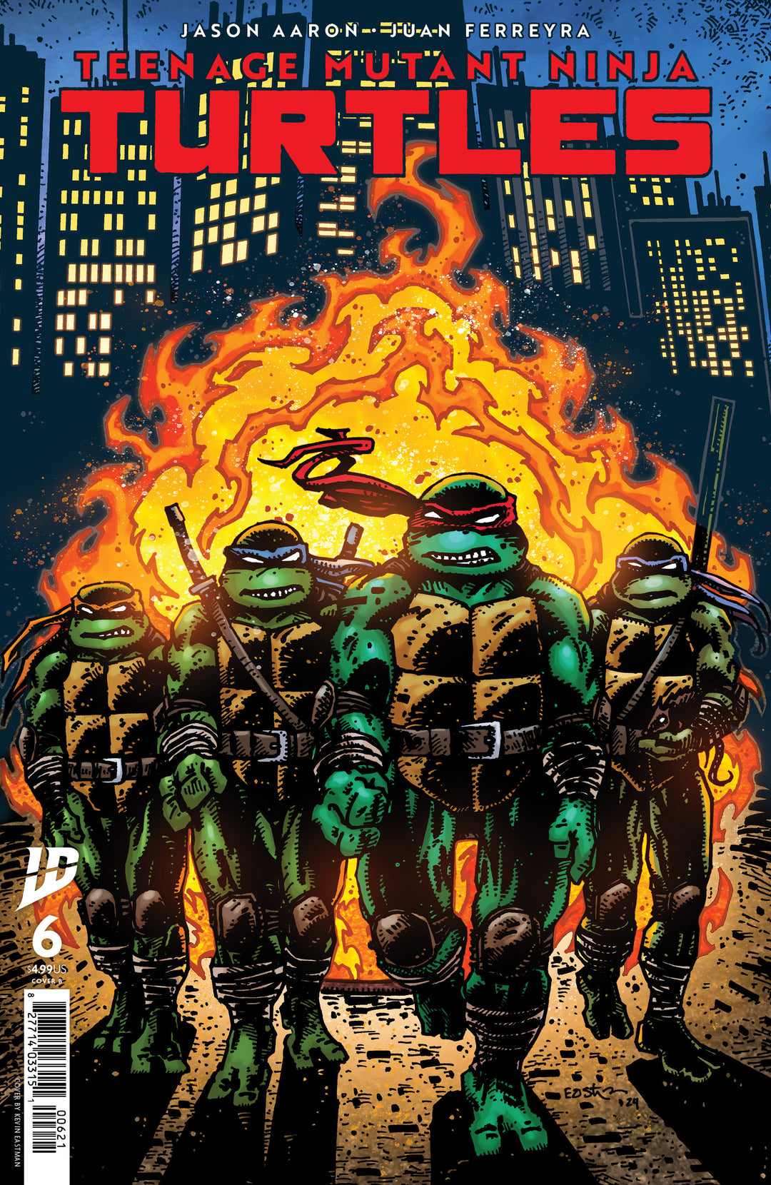 Teenage Mutant Ninja Turtles #6 Cover B Eastman