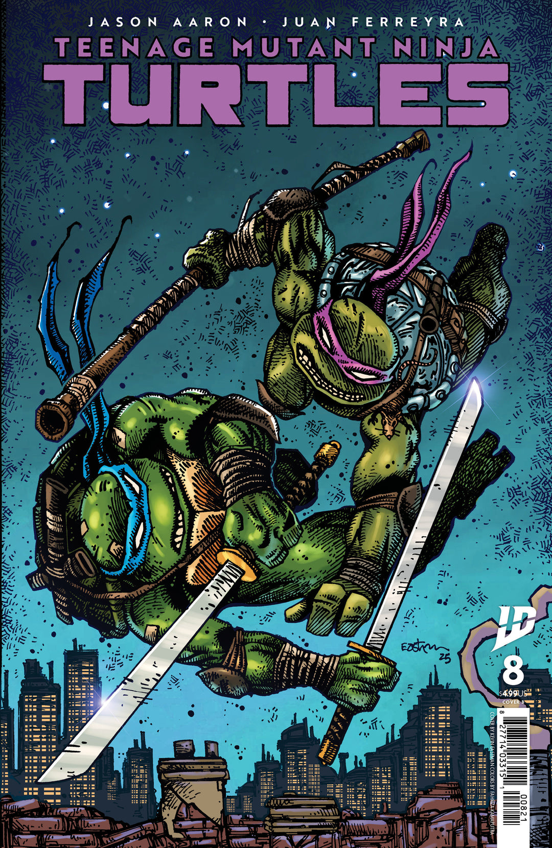 Teenage Mutant Ninja Turtles #8 Cover B Eastman
