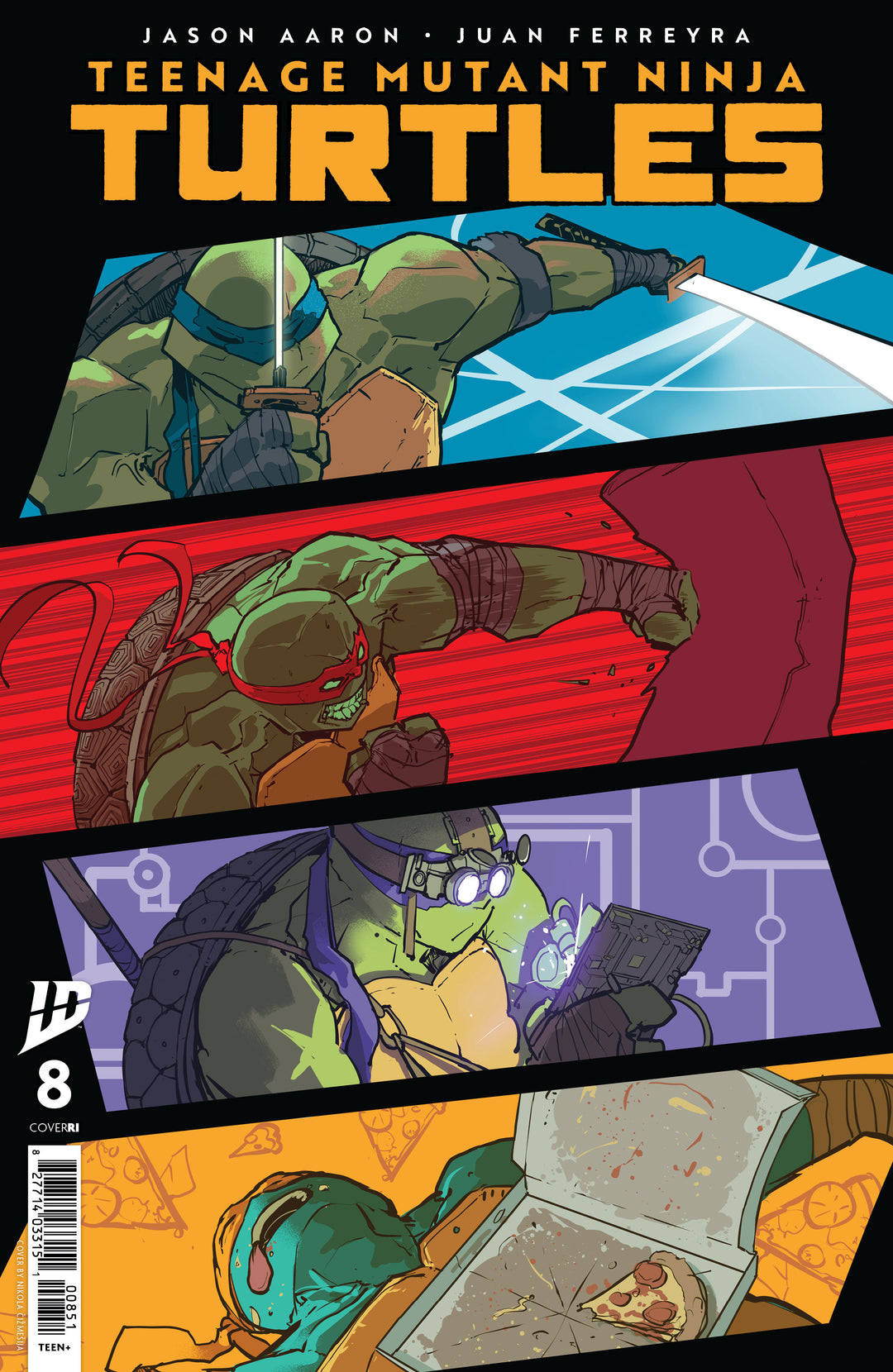 Teenage Mutant Ninja Turtles #8 25 Copy Variant Cizmesija