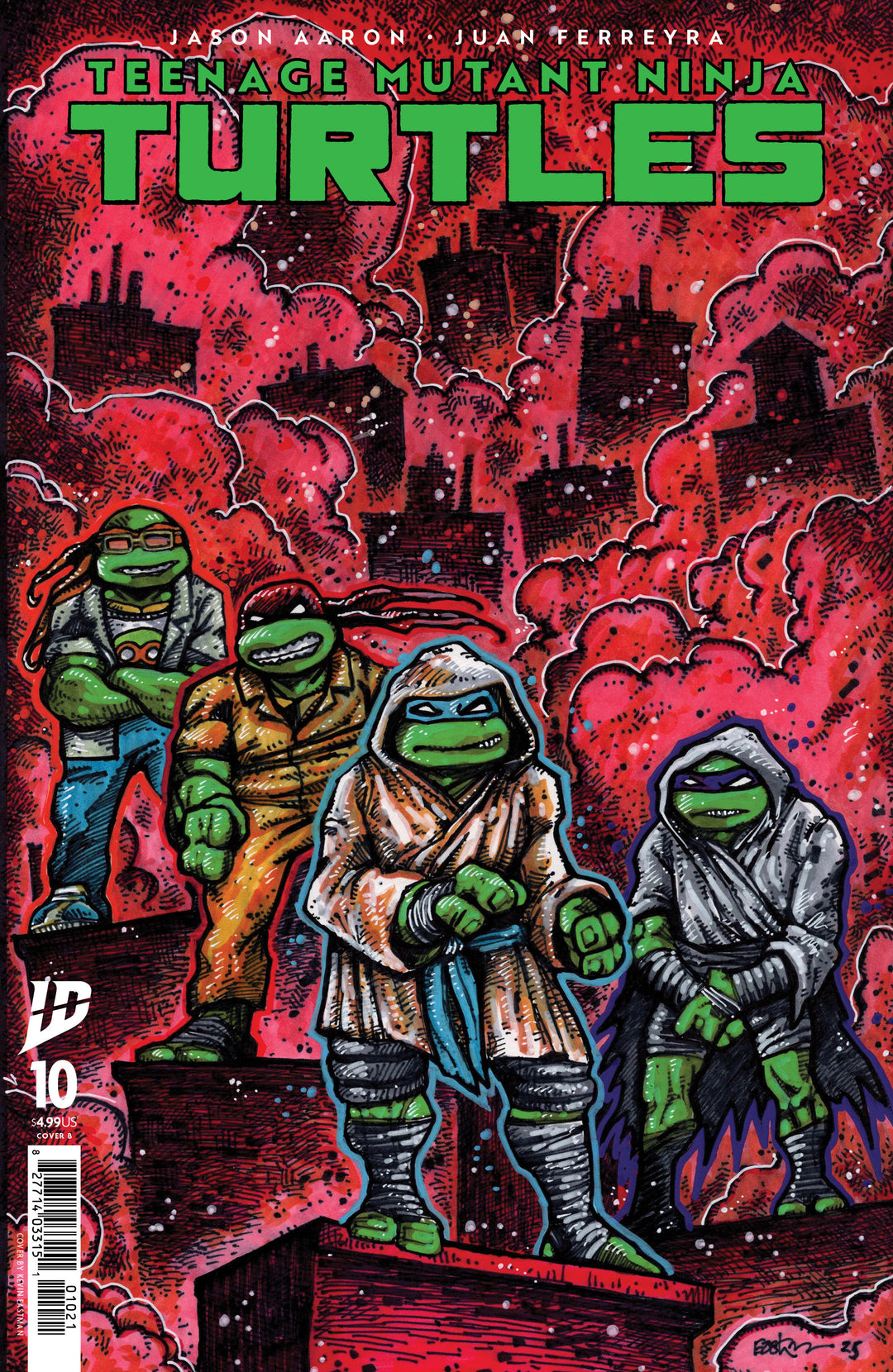 Teenage Mutant Ninja Turtles #10 Cover B Eastman