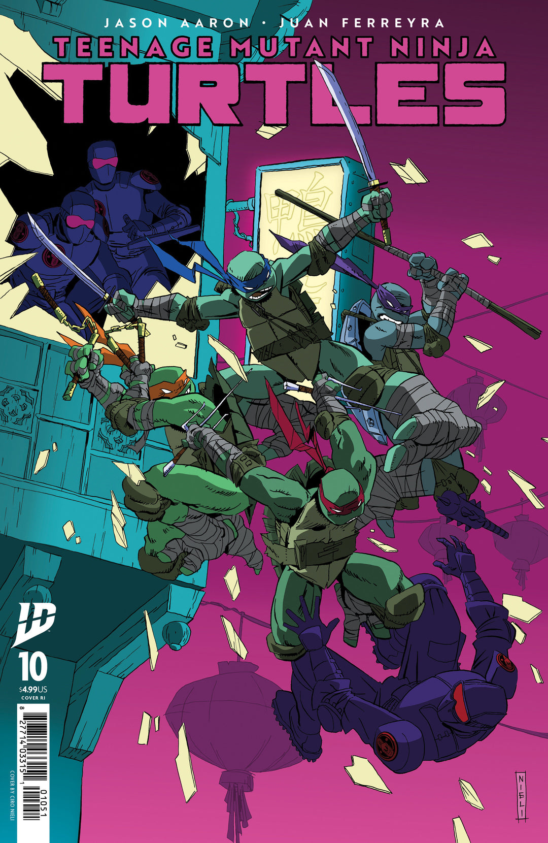 Teenage Mutant Ninja Turtles #10 25 Copy Nieli Variant