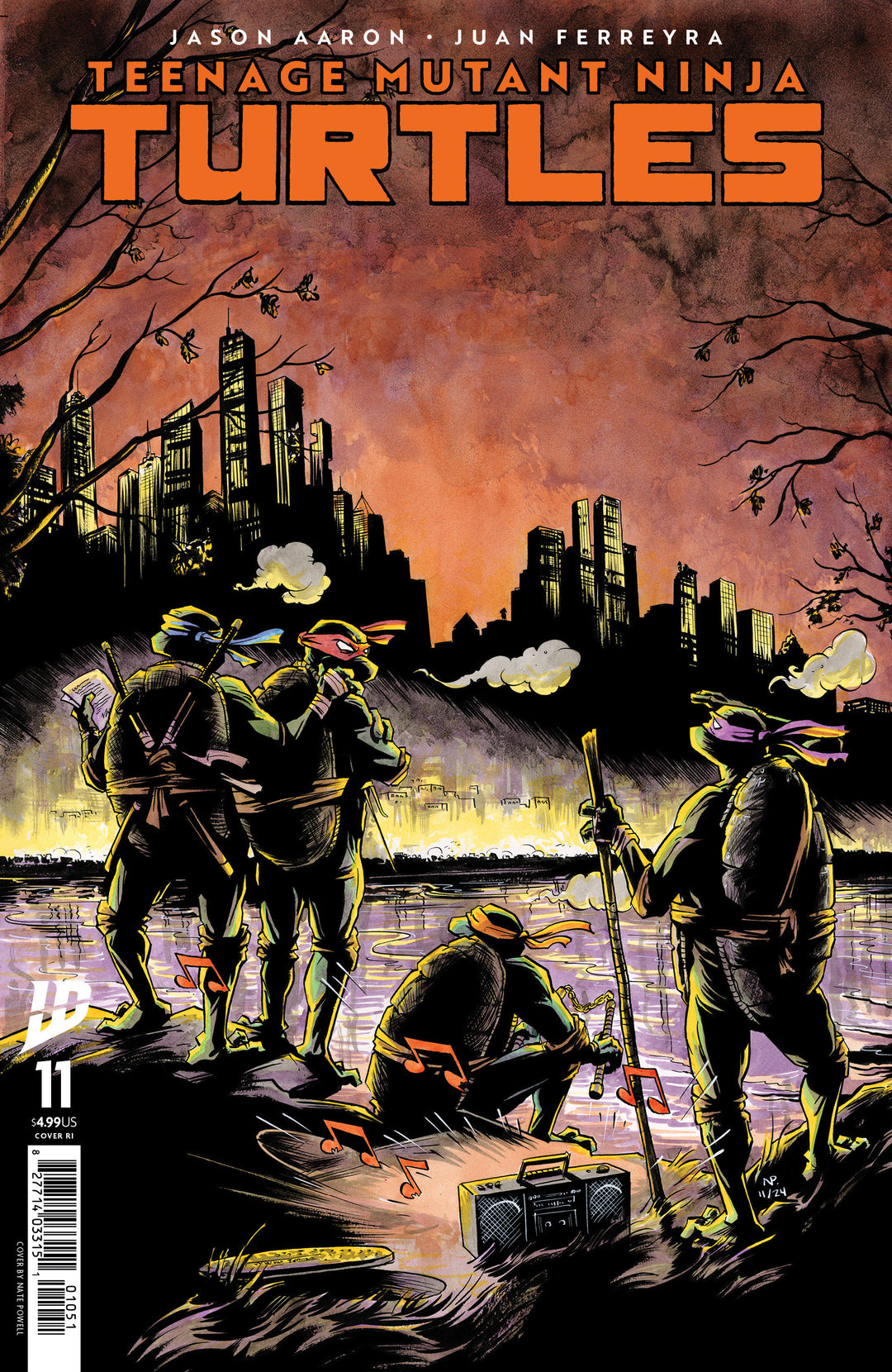 Teenage Mutant Ninja Turtles #11 25 Copy Powell